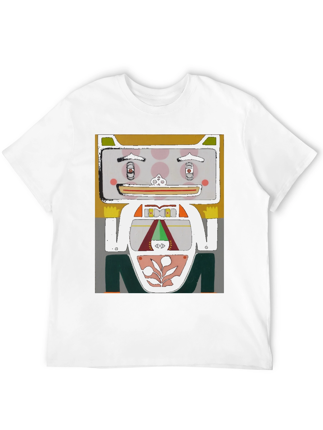 Black Abstract Graphic Print T-Shirt view 12