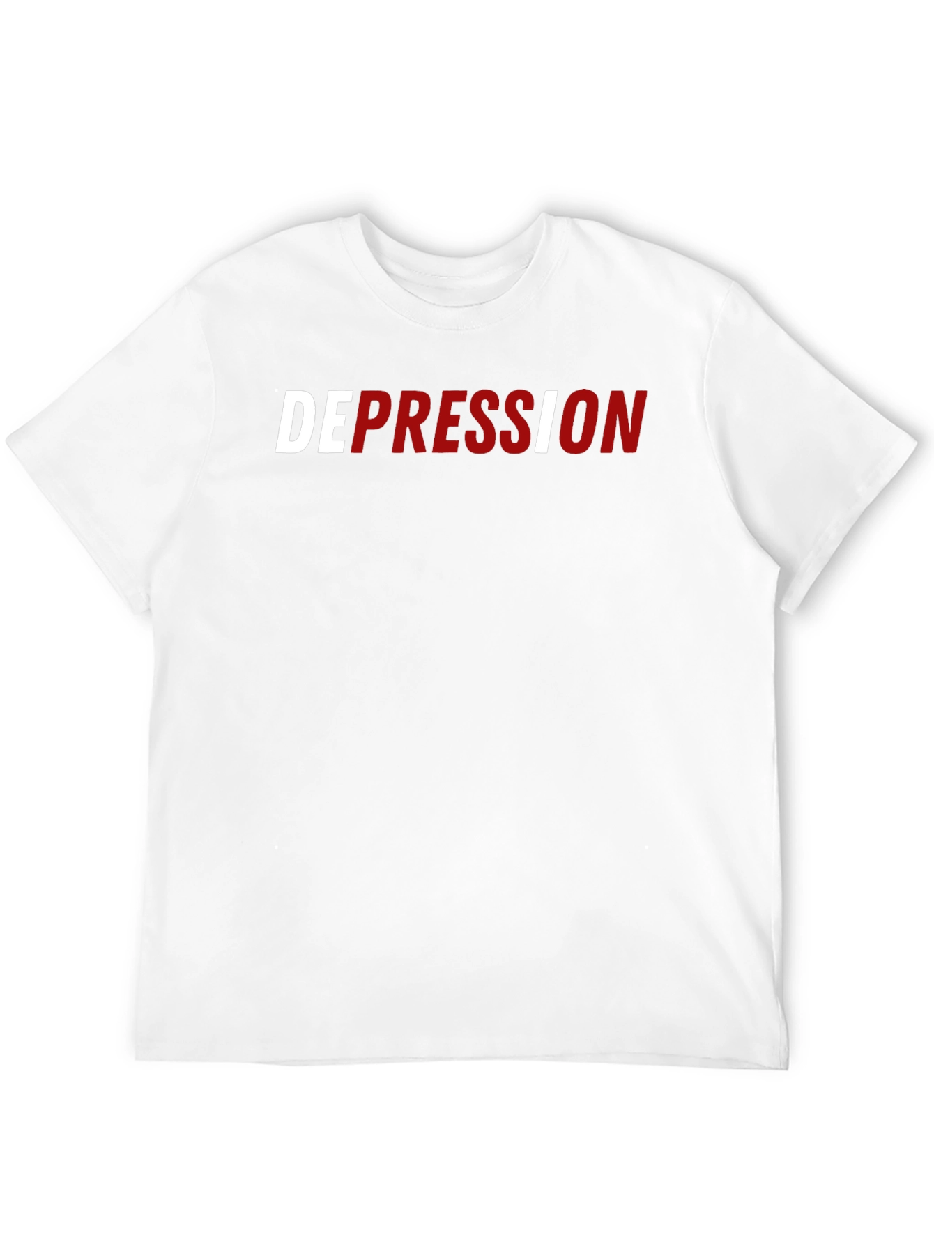 Black Depression Awareness Graphic Tee - Black view 12