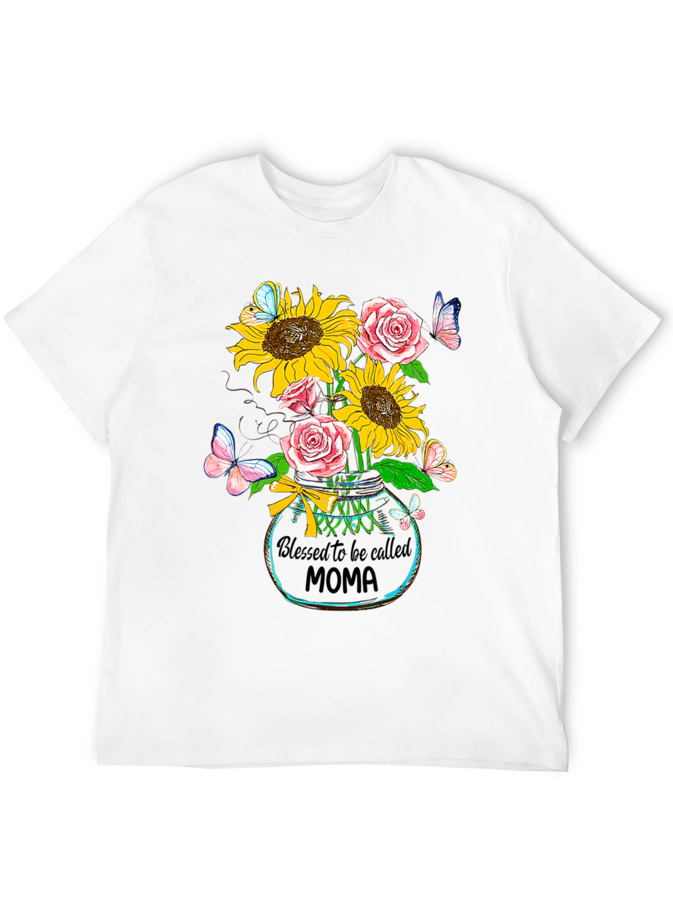 Black Blessed MOMA Sunflower T-Shirt view 12