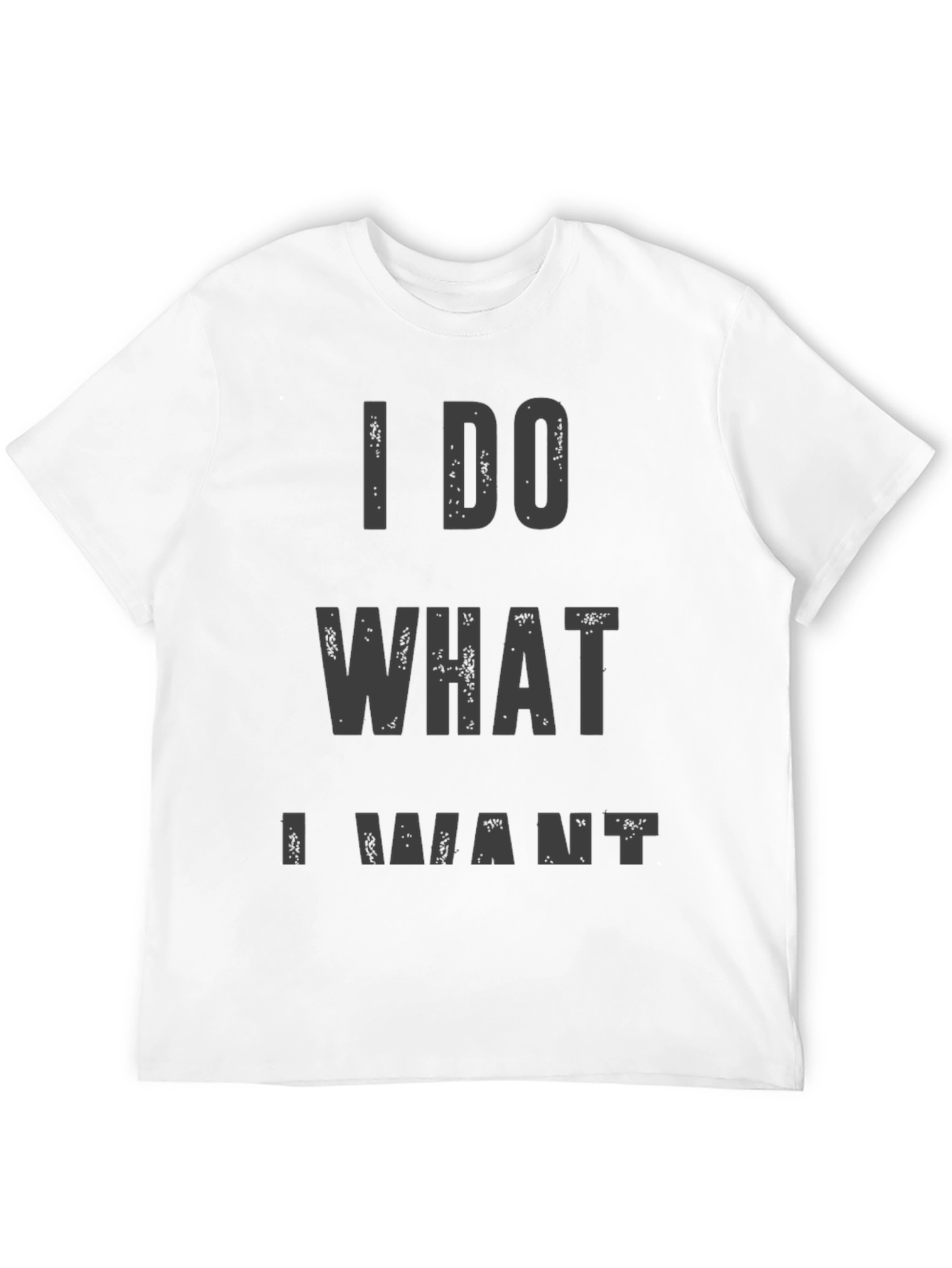 Black I Do What I Want Graphic Tee - Black view 12
