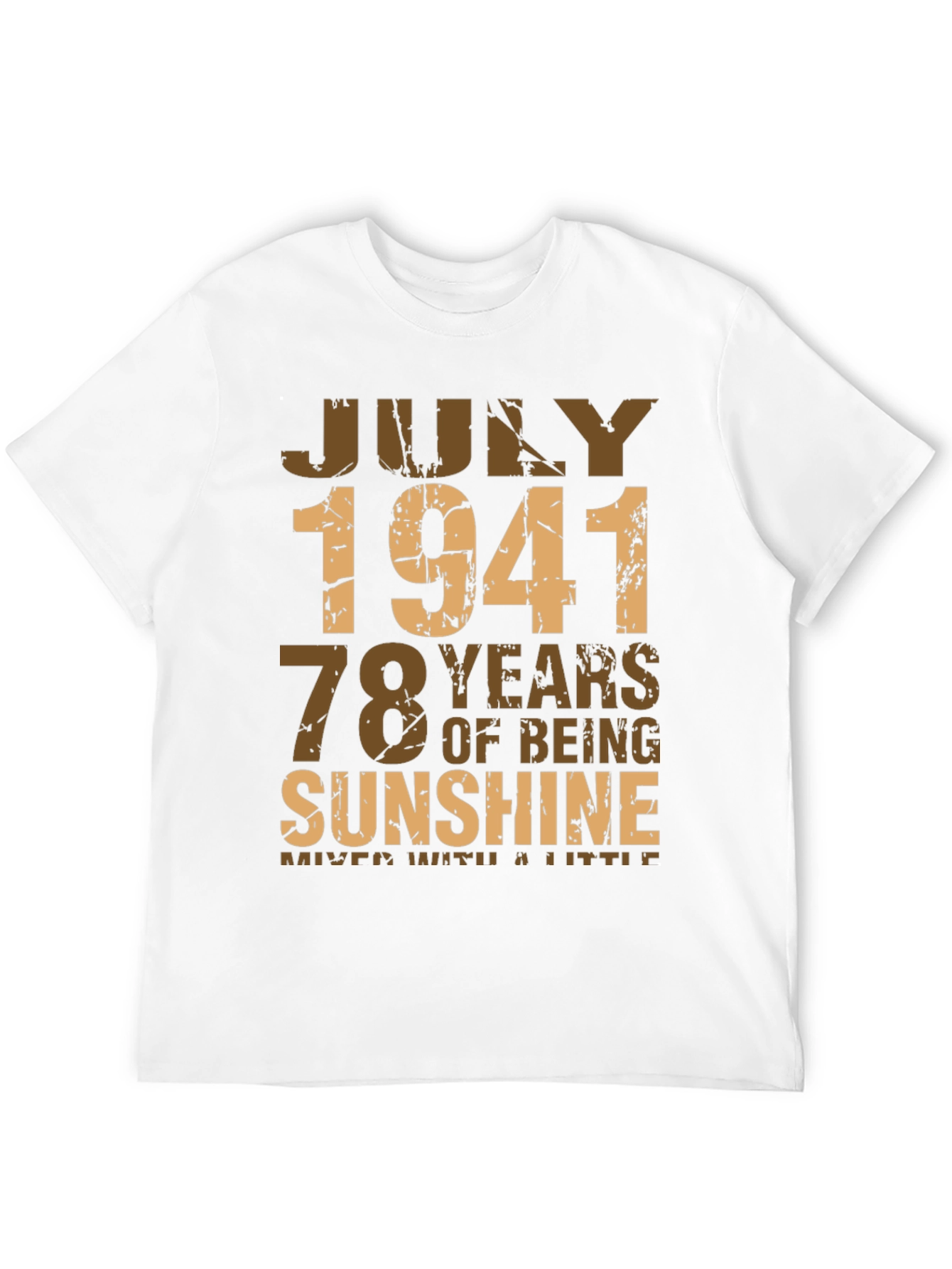 Black July 1941 78 Years of Sunshine T-Shirt view 12