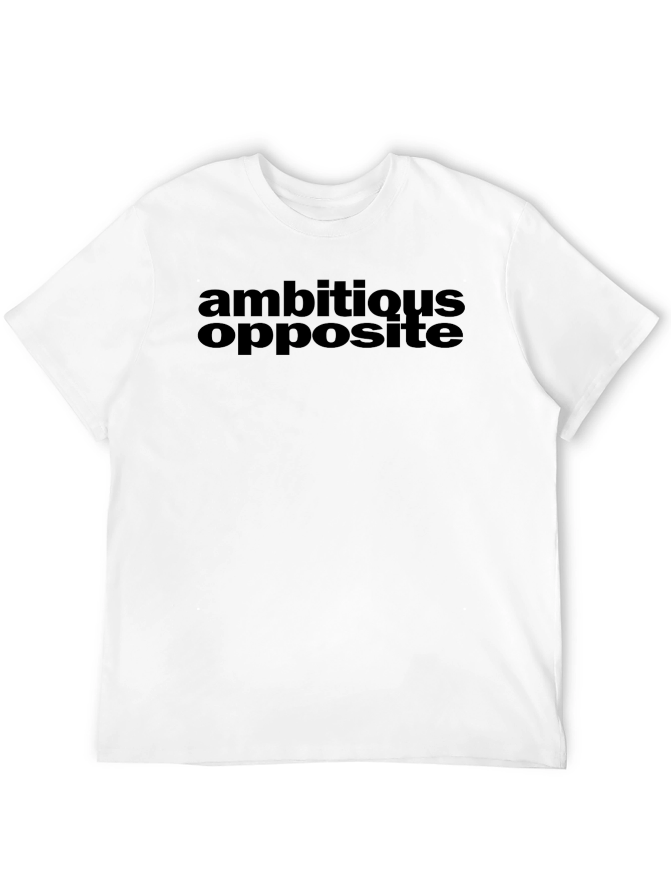 Black Ambitious Opposite Graphic Tee - Black view 12