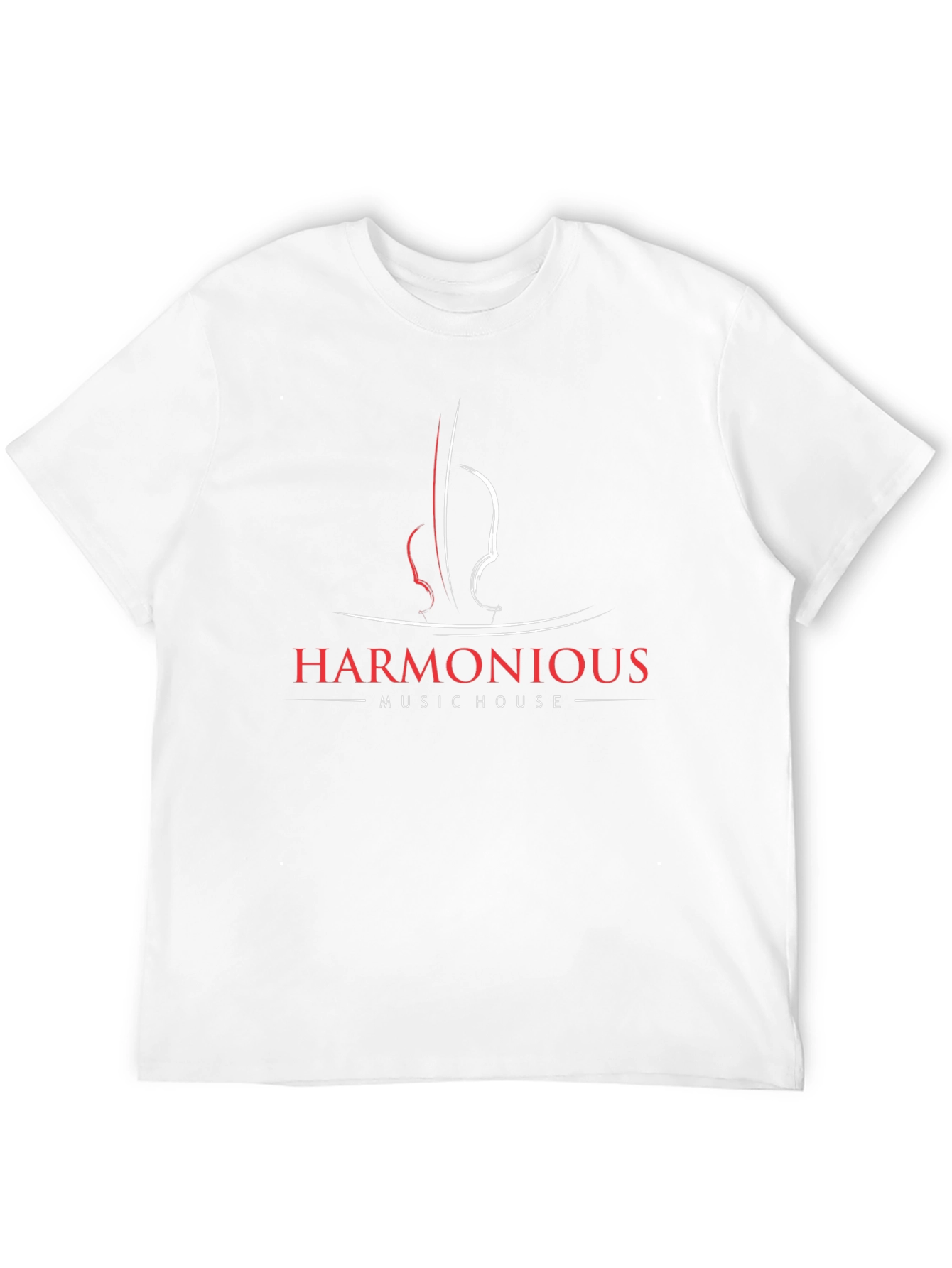 Black Harmonious Music House T-Shirt view 12