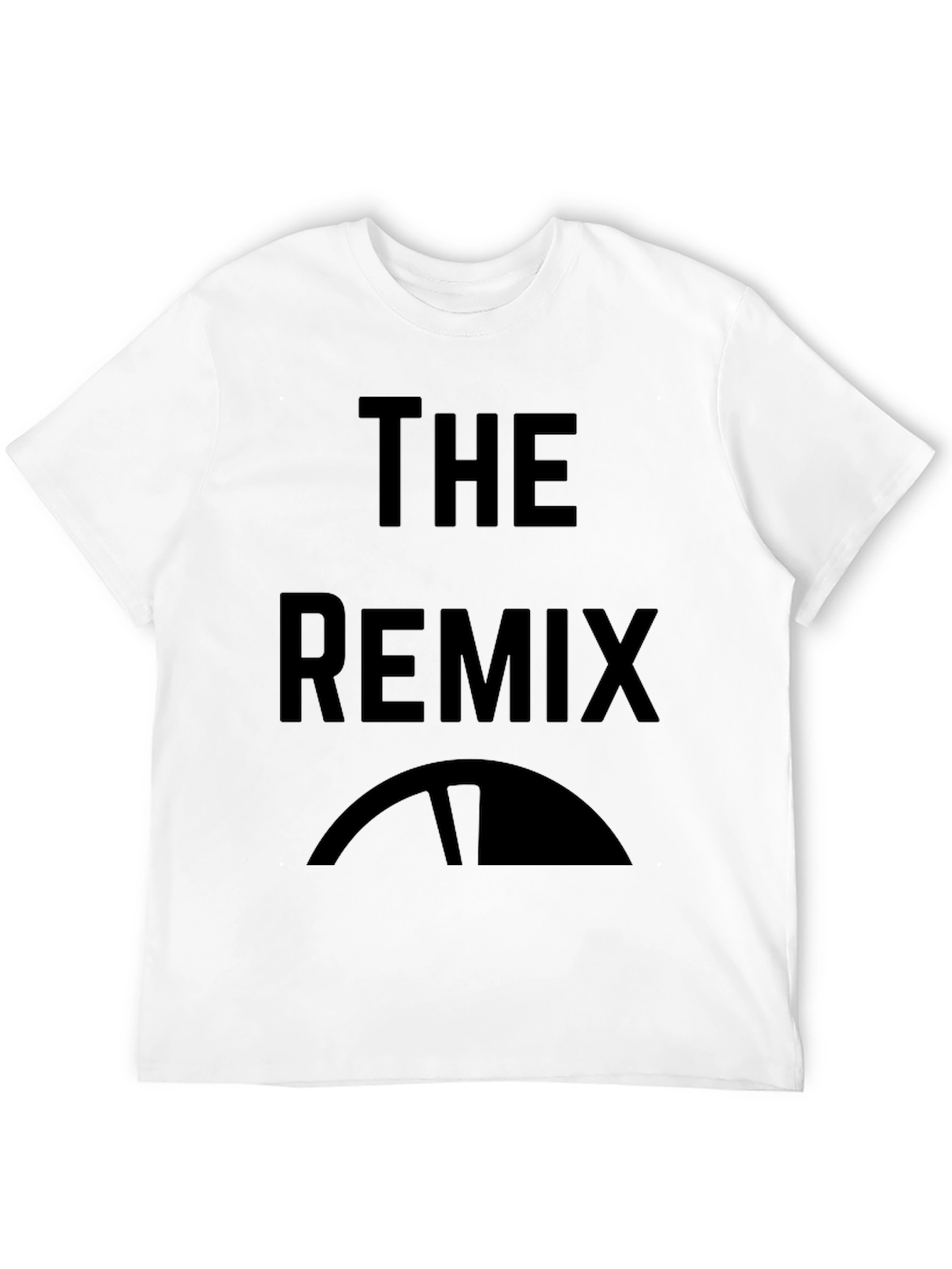 Black The Remix Graphic T-Shirt - Cool Casual Tee view 12
