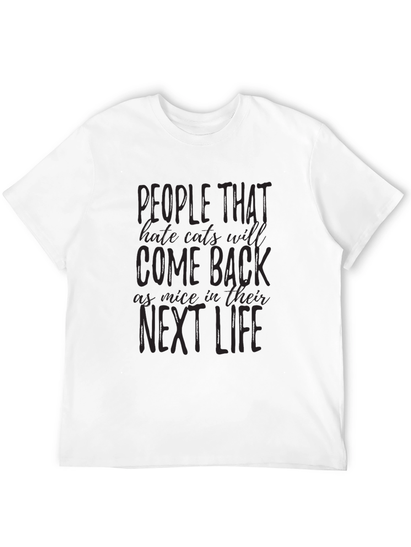 Black People That Hate Cats T-Shirt view 12