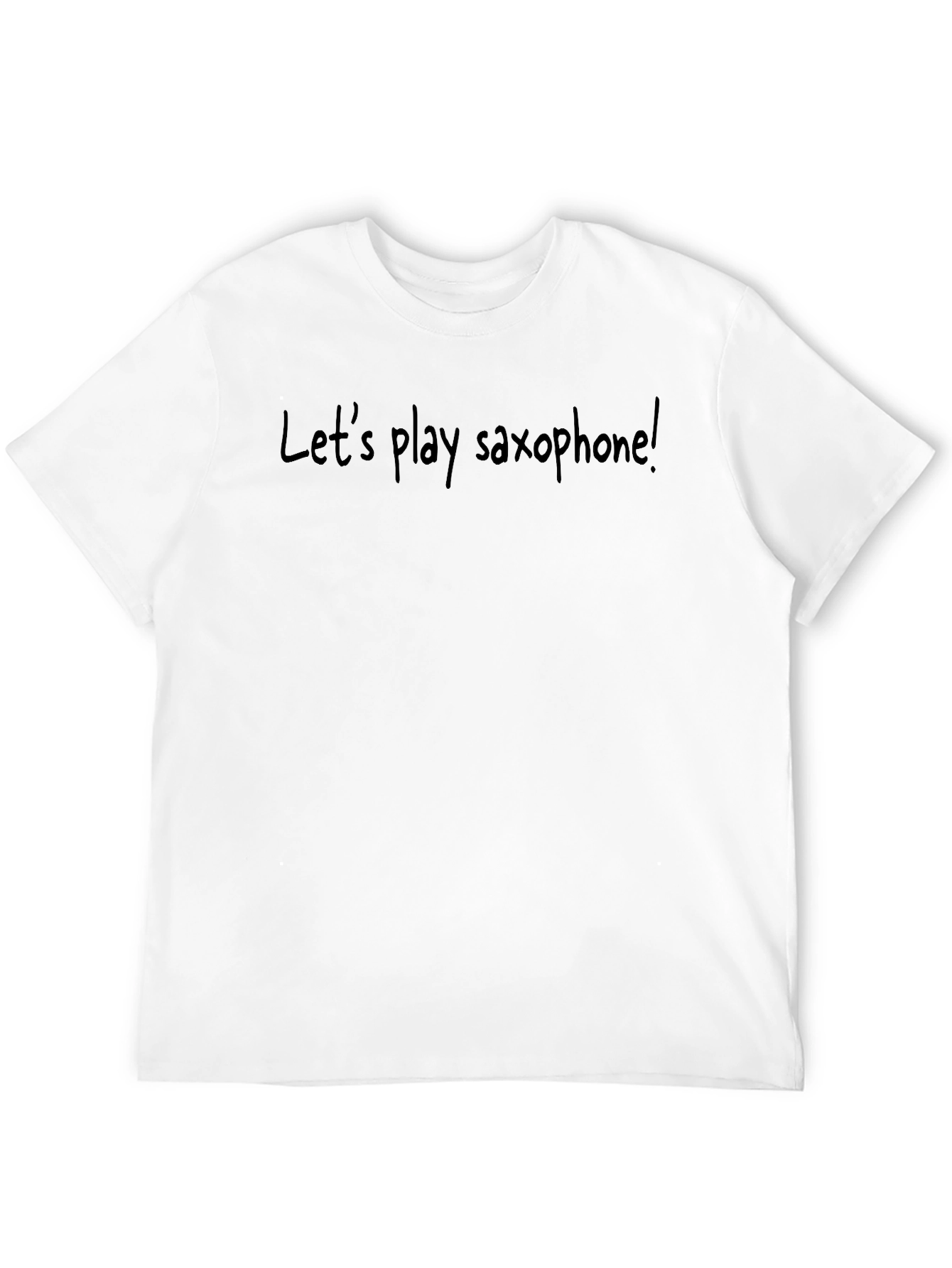 Black Let's Play Saxophone T-Shirt view 12