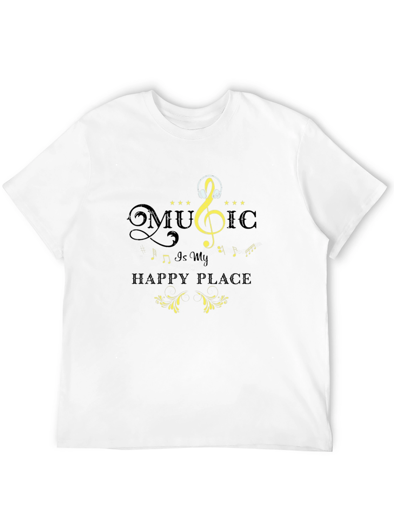 Black Music is My Happy Place T-Shirt view 12
