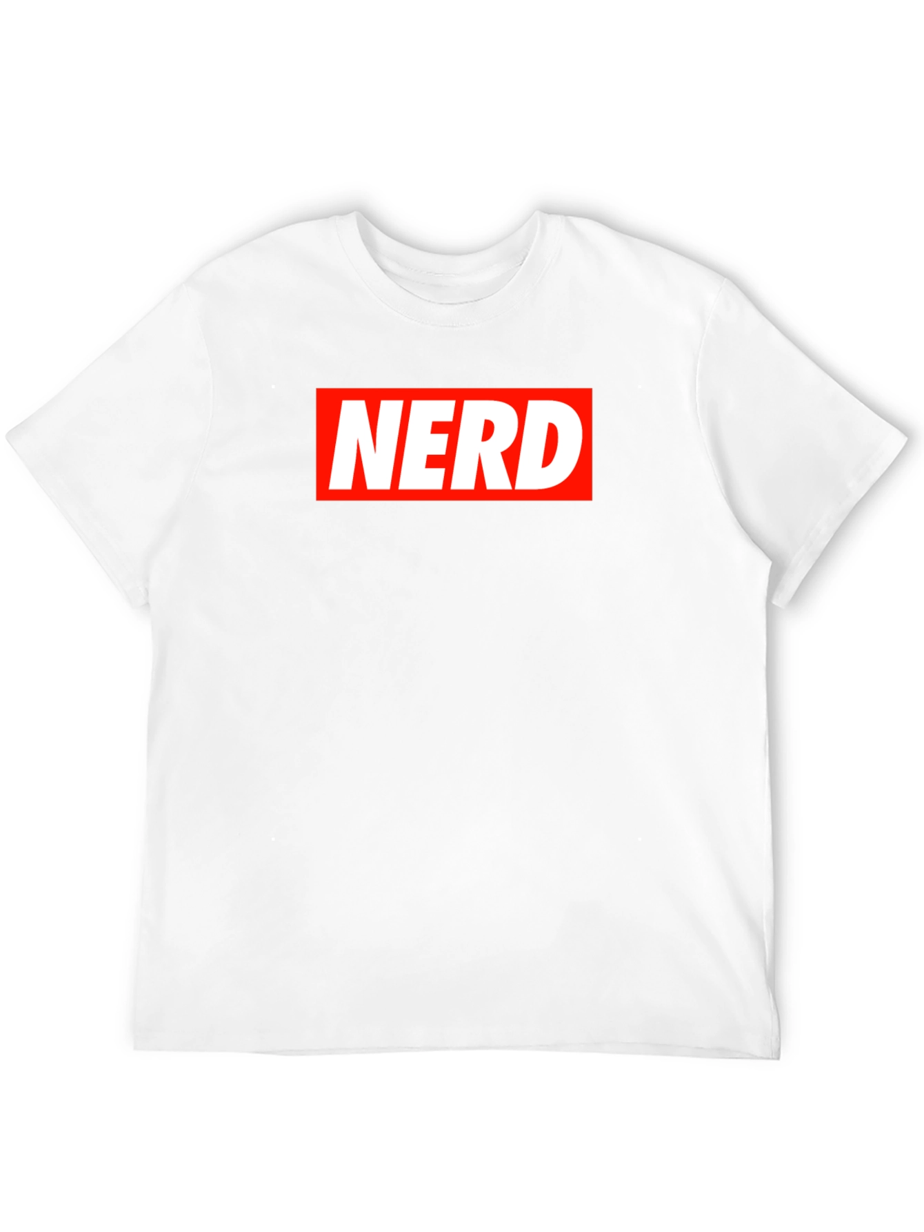Black Nerd Box Logo Black T-Shirt view 12