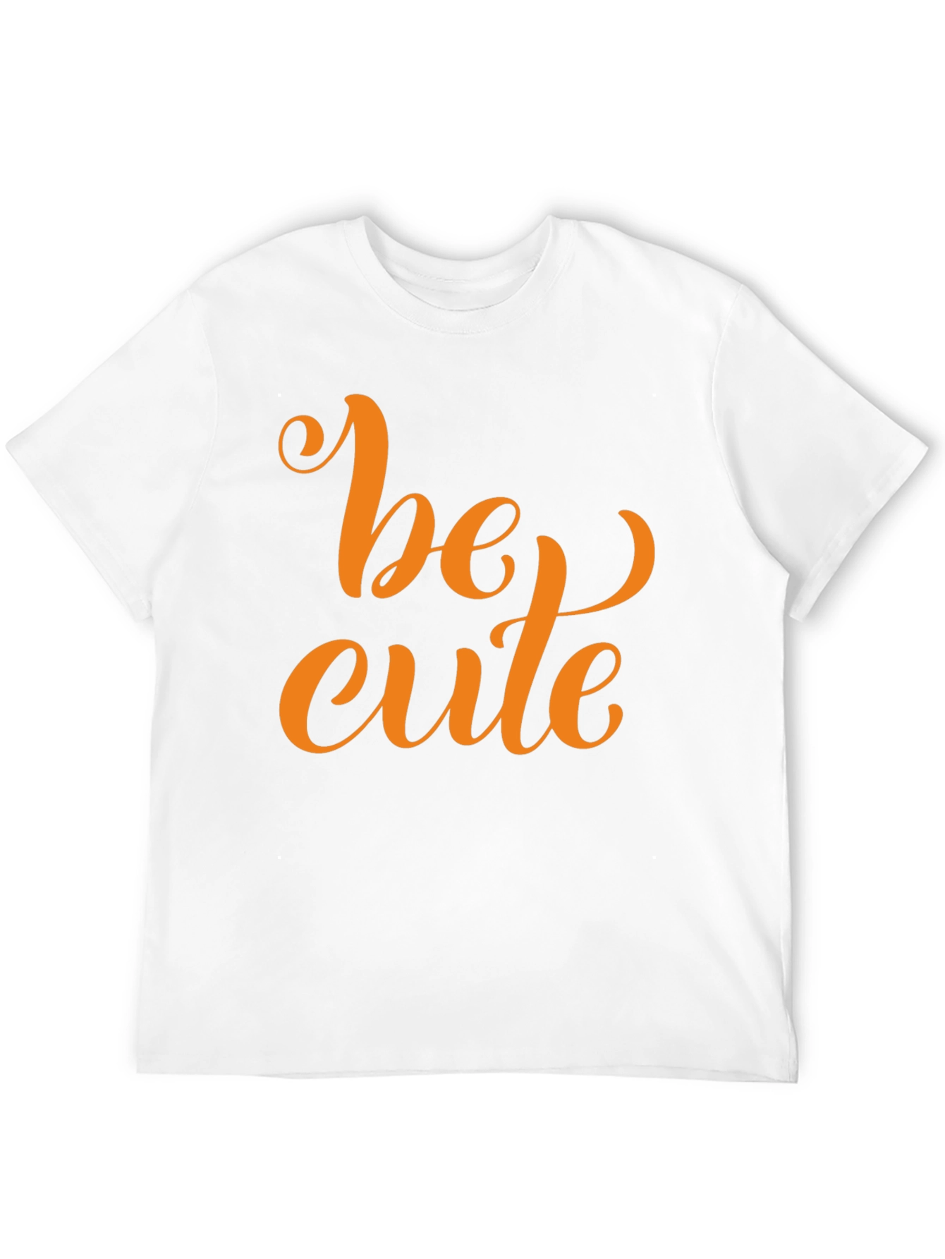 Black Be Cute Black T-Shirt - Trendy Casual Wear view 12