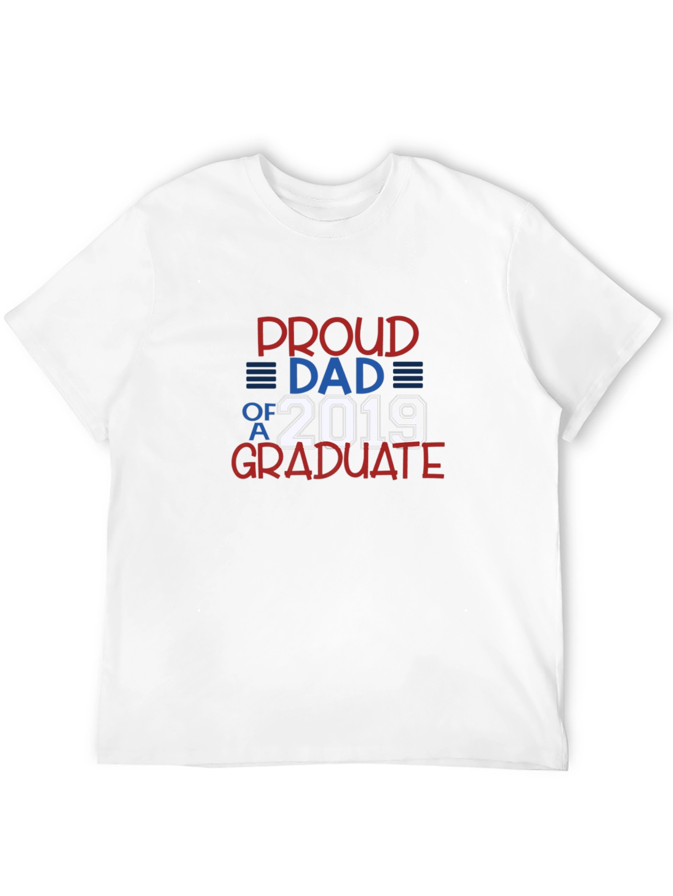 Black Proud Dad of a 2019 Graduate T-Shirt view 12