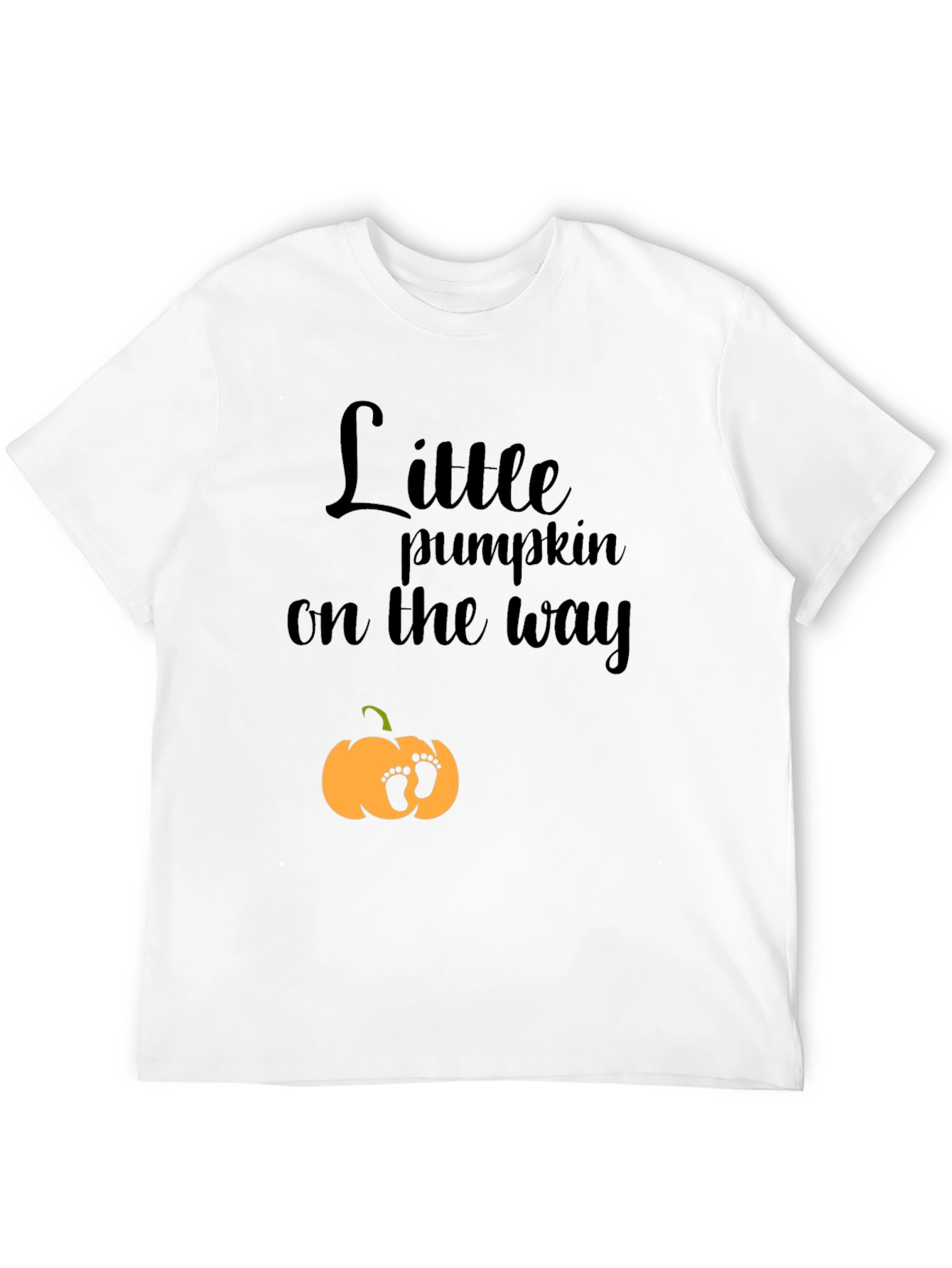 Black Little Pumpkin On The Way T-Shirt view 12