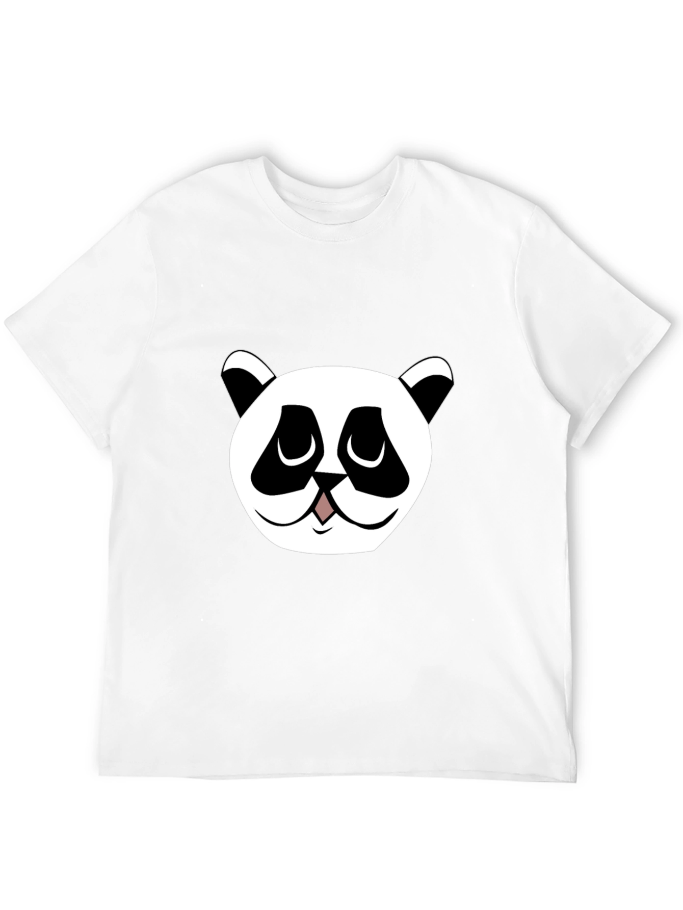 Panda Graphic Tee - Black Cotton Blend - 12