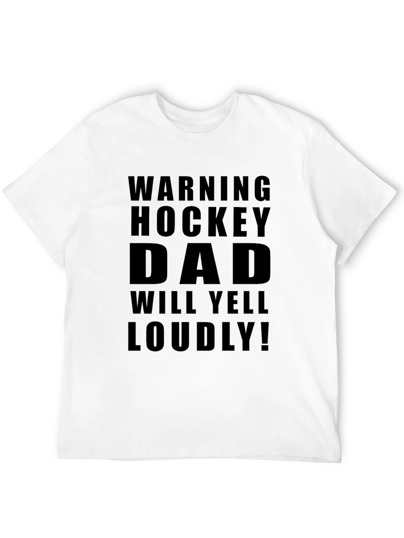 Hockey Dad Warning T-Shirt - Loud Supporter Apparel - 12