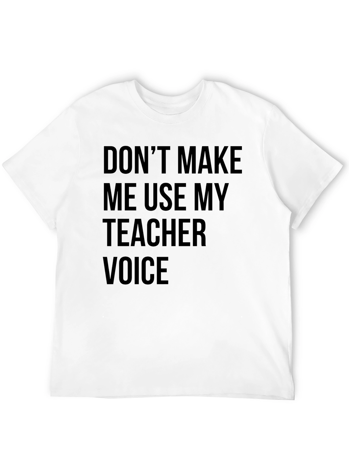 Black Teacher Voice T-Shirt - Funny Teaching Gift view 12
