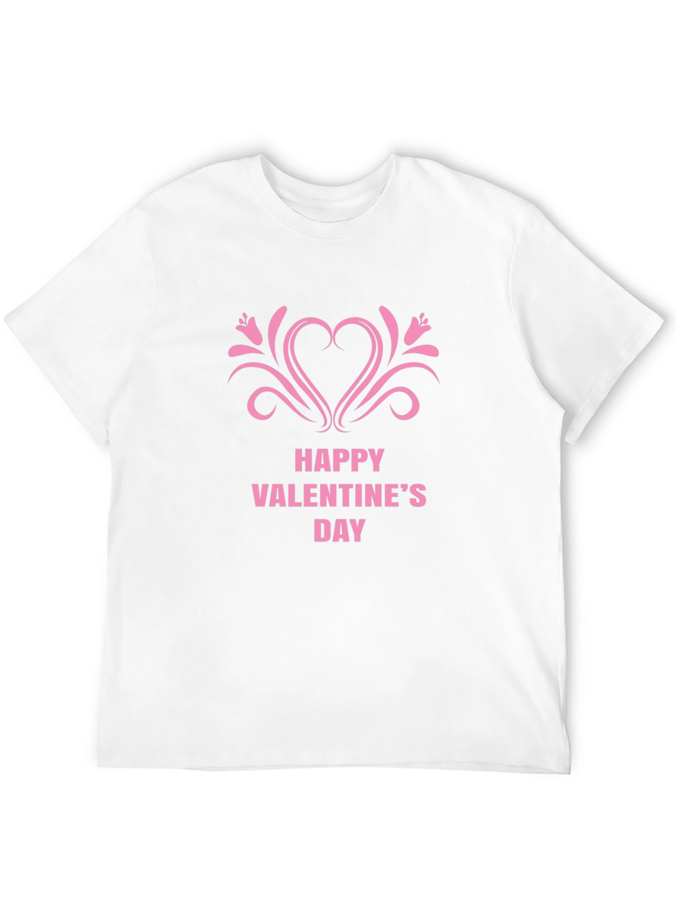 Black Happy Valentine's Day Graphic Tee - Black view 12
