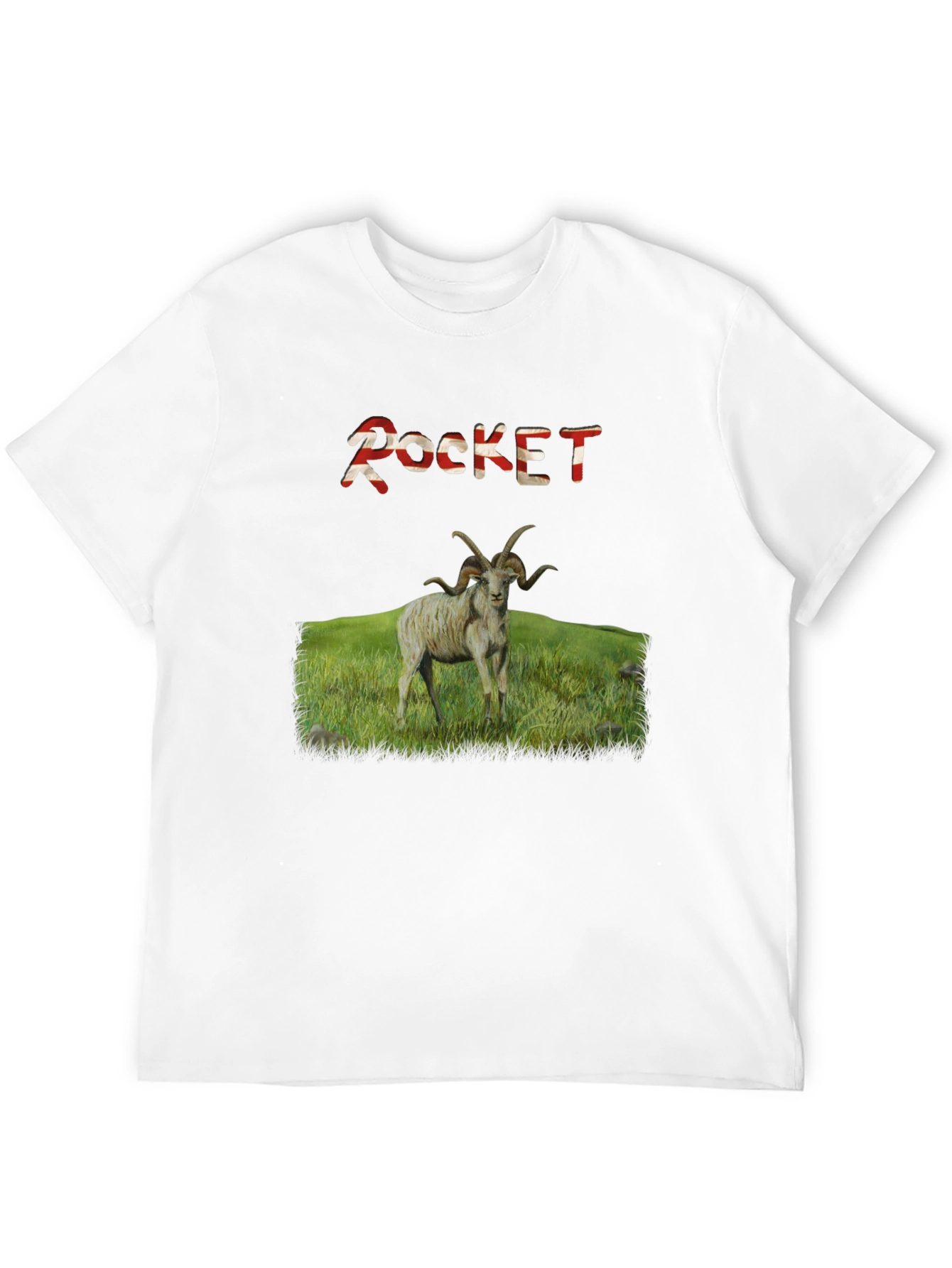 Black Rocket Ram Graphic T-Shirt - Premium Cotton Blend view 12