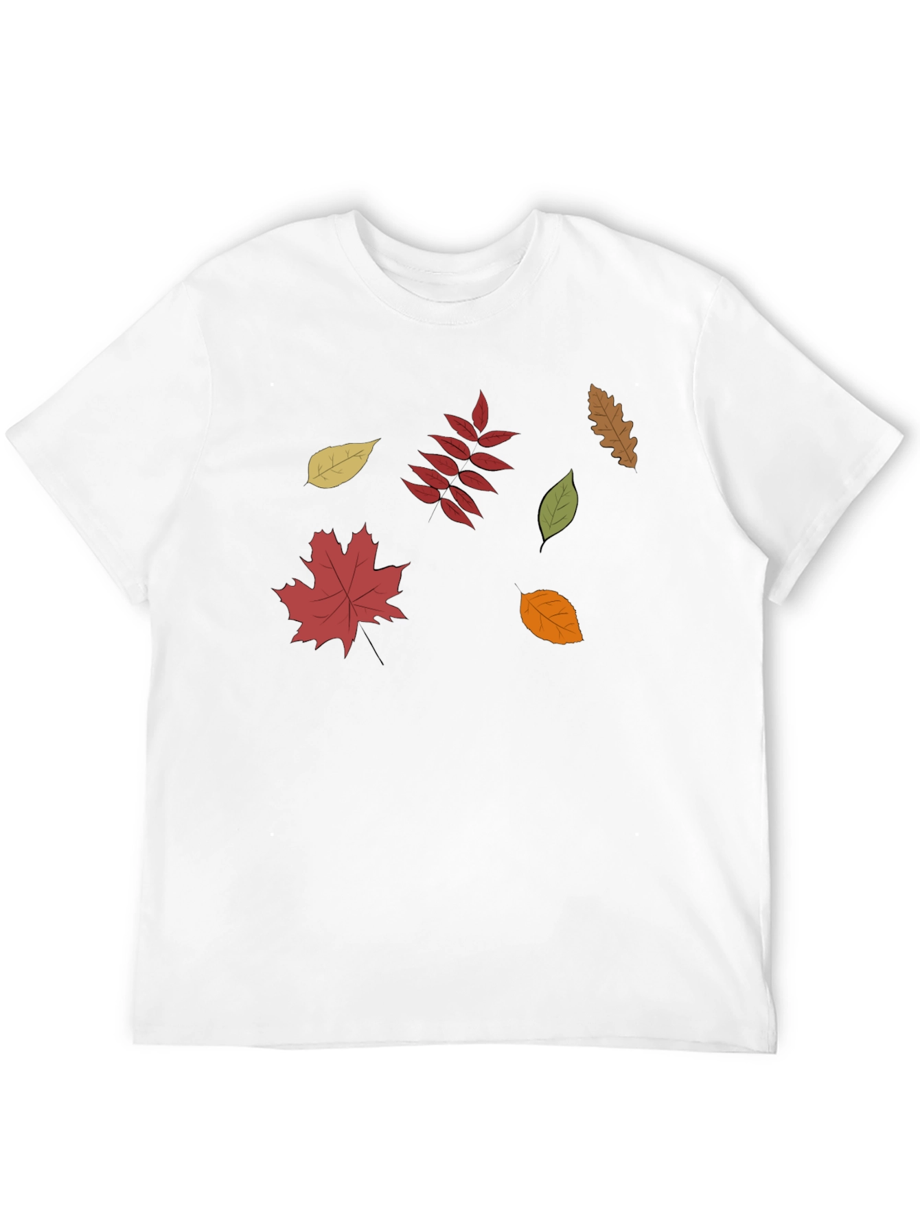 Fall Leaves Graphic Tee - Stylish Autumn Design - 12