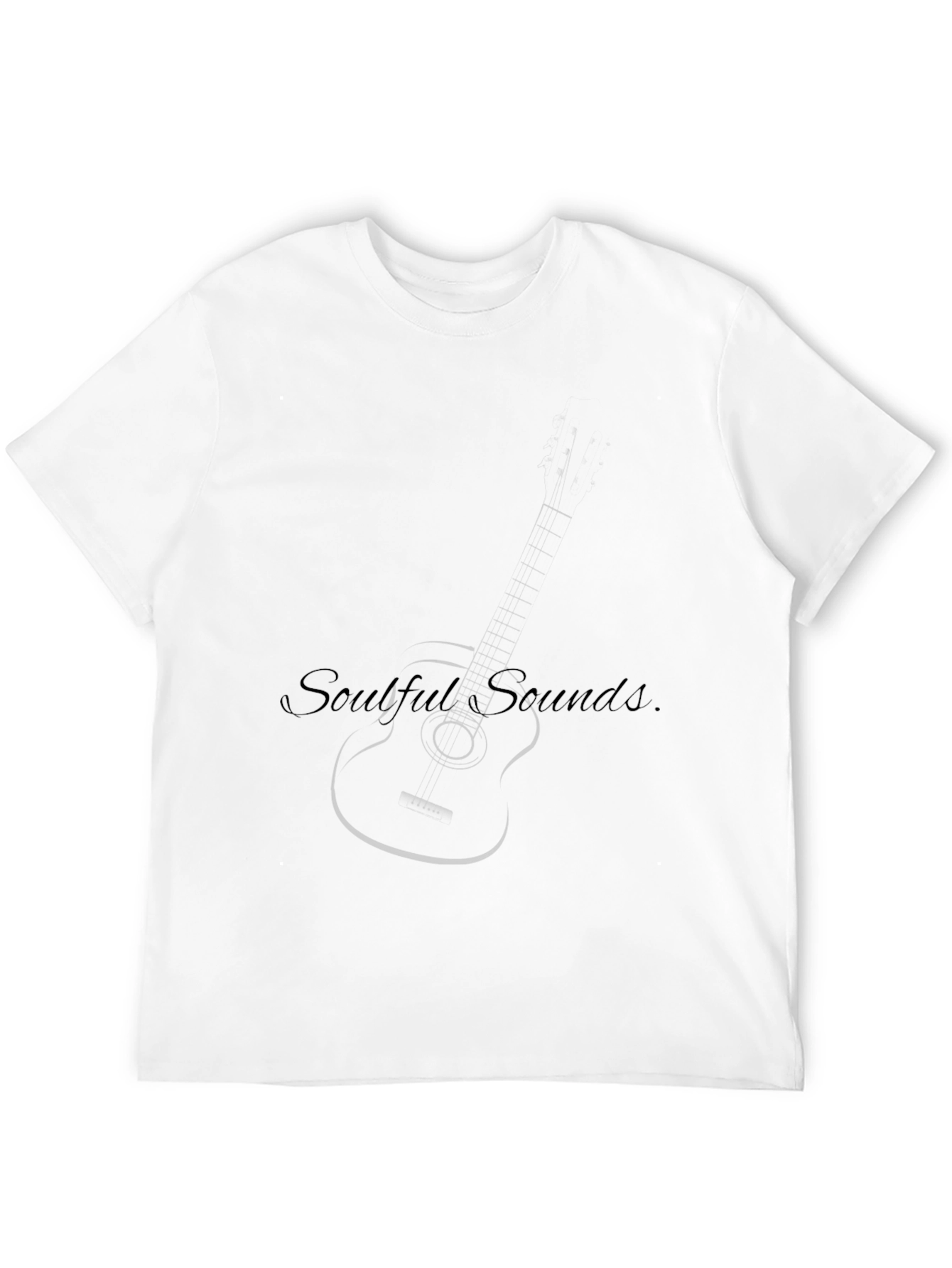 Black Soulful Sounds Black T-Shirt - Music Lover Tee view 12
