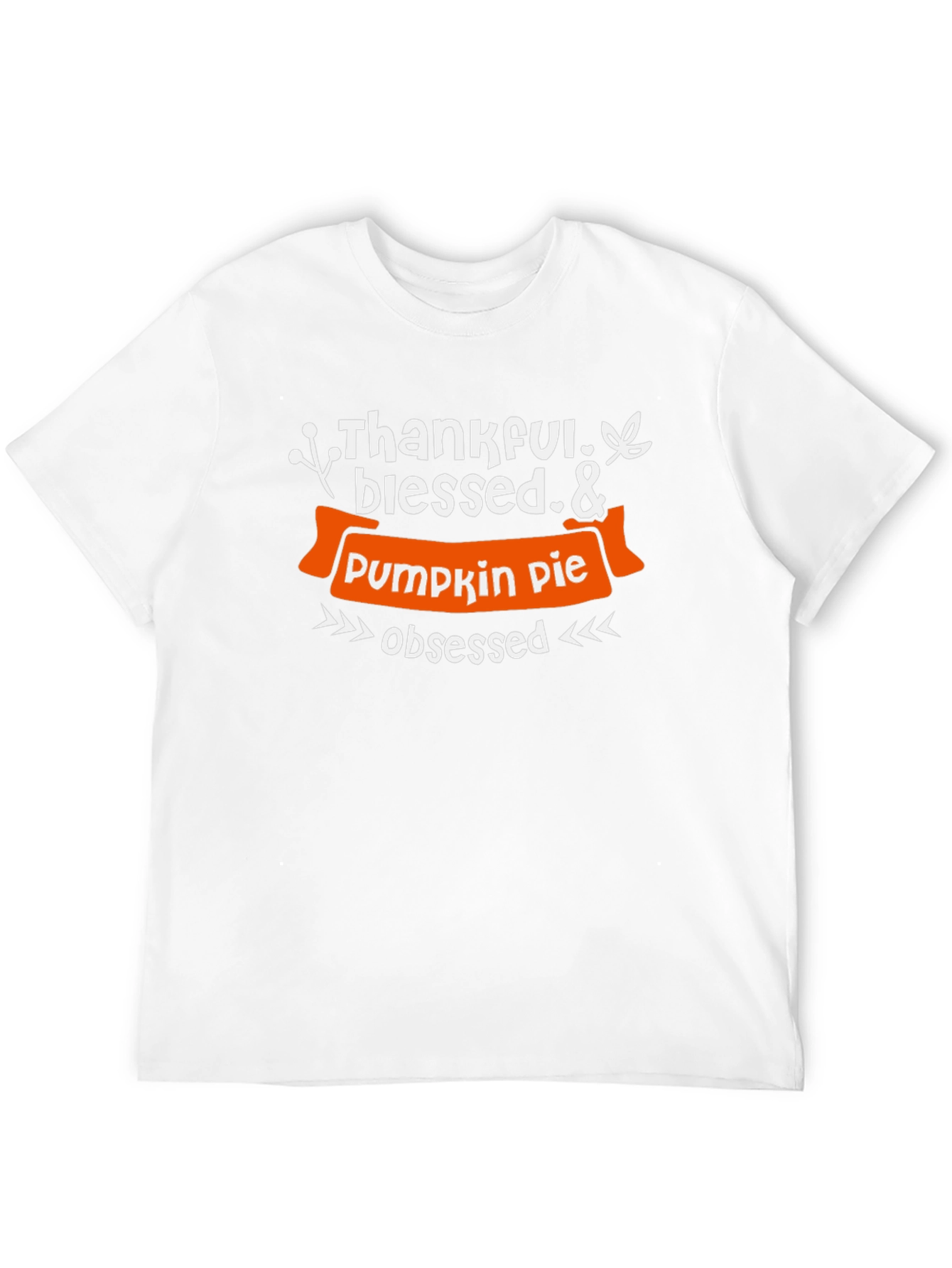 Black Thankful Blessed & Pumpkin Pie Obsessed T-Shirt view 12