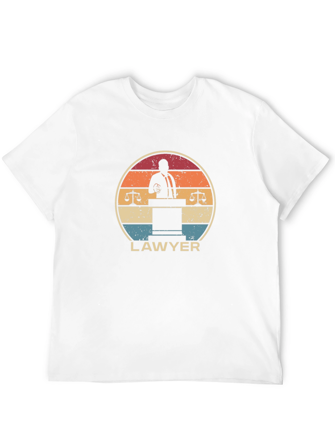 Lawyer Retro T-Shirt - Vintage Style - 12