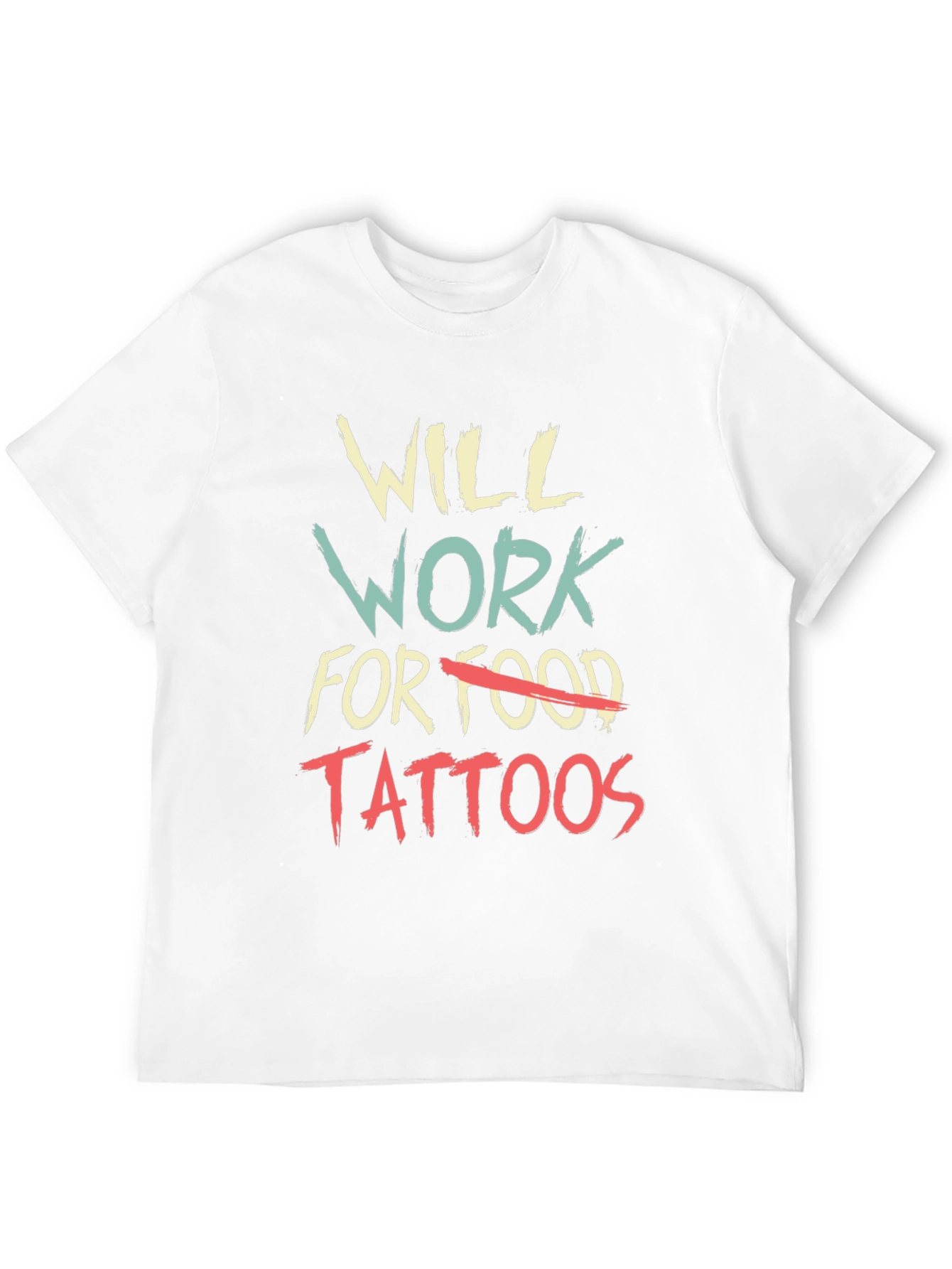 Black Will Work for Tattoos Graphic Tee view 12