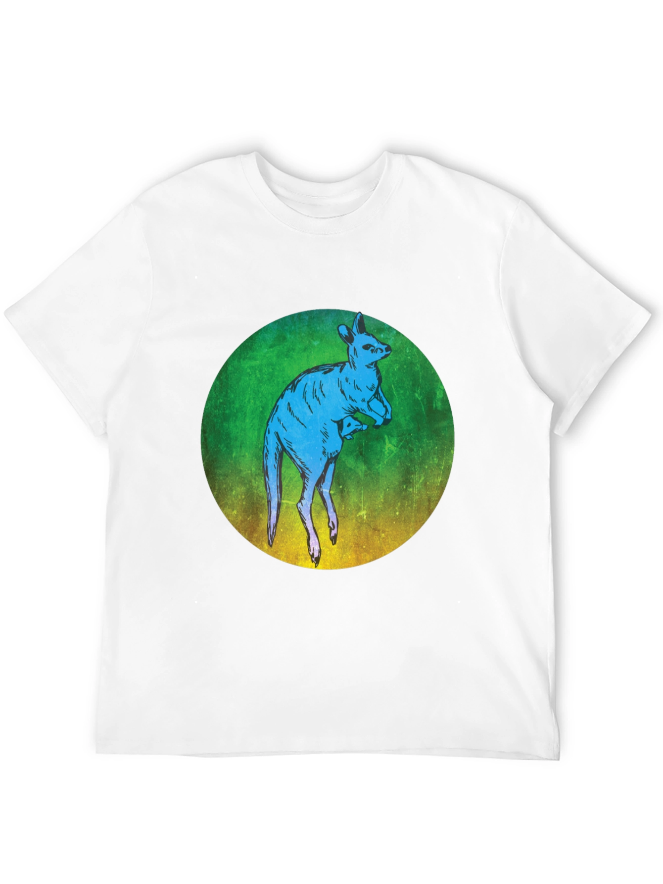 Black Kangaroo Graphic T-Shirt - Unique Animal Design view 12