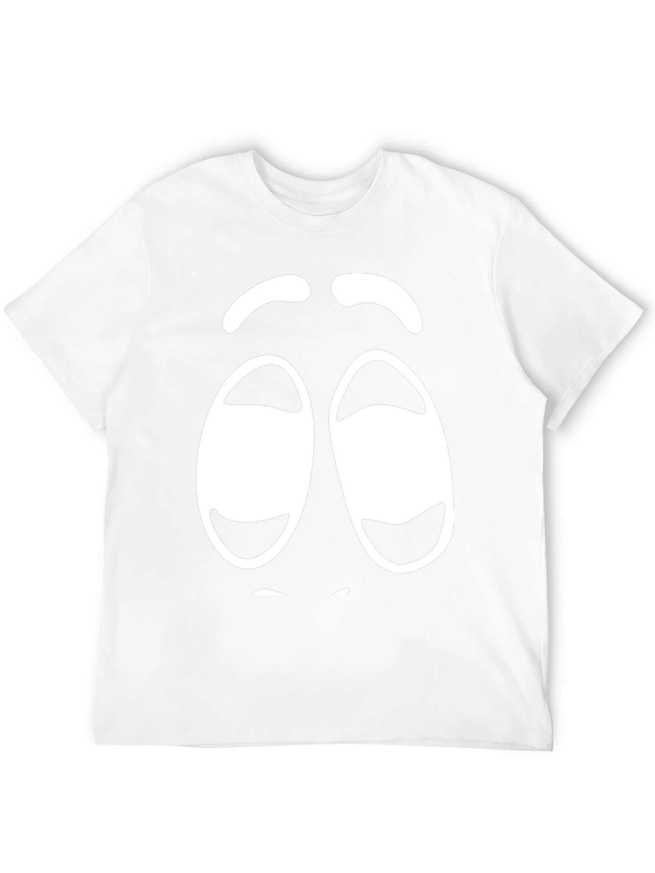 Black Funny Graphic Sleepy Face Black T-Shirt view 12