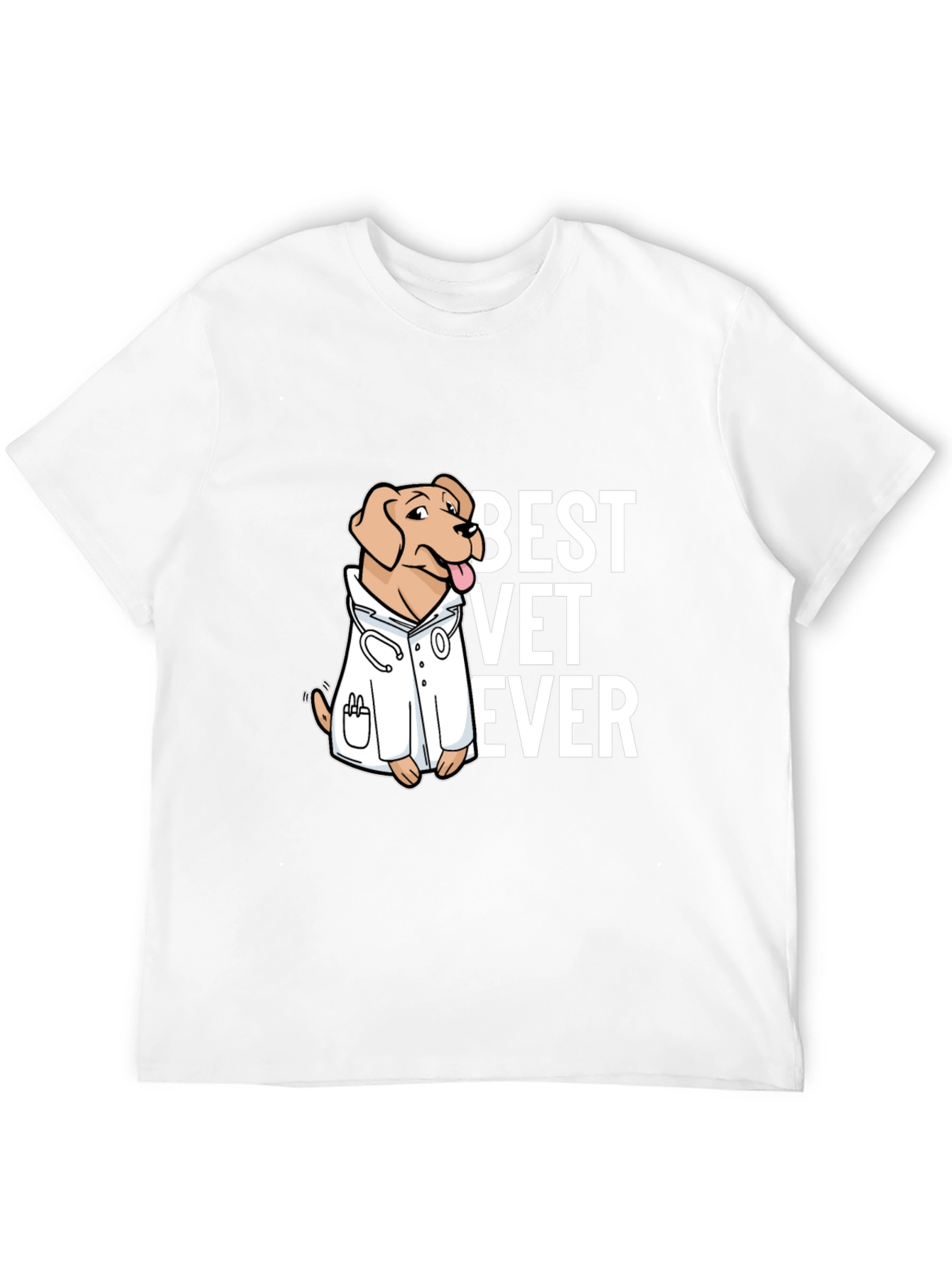 Black Best Vet Ever T-Shirt Dog Lover view 12