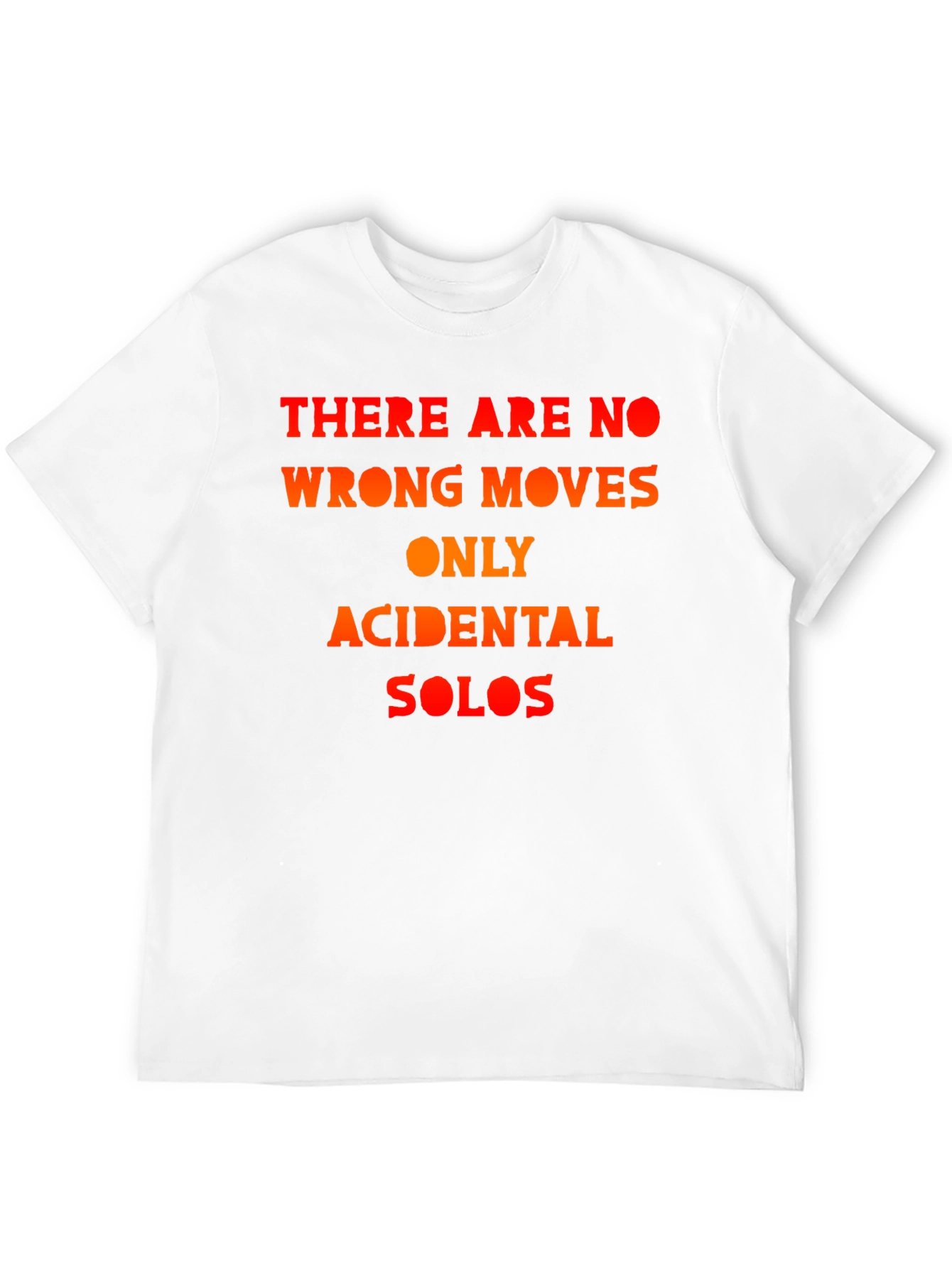 Black Funny "Accidental Solos" Black T-Shirt view 12