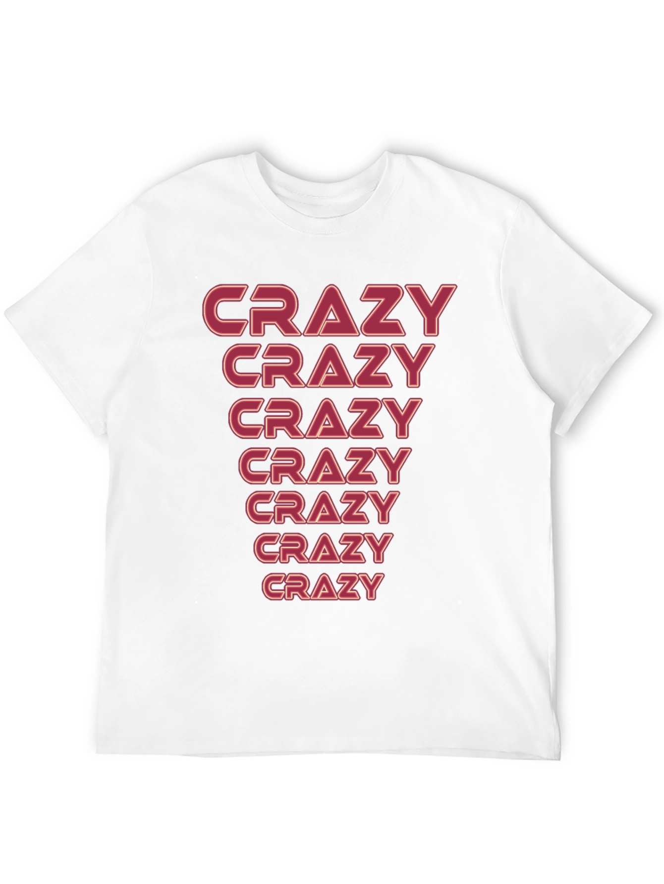 Black Crazy Graphic T-Shirt - Men's Black Tee view 12