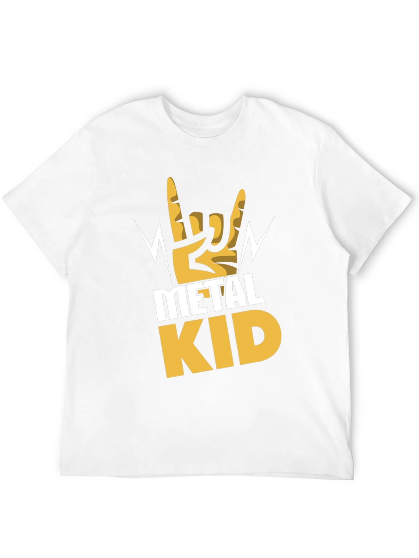 Black Metal Kid Graphic Tee - Rock On Style view 12