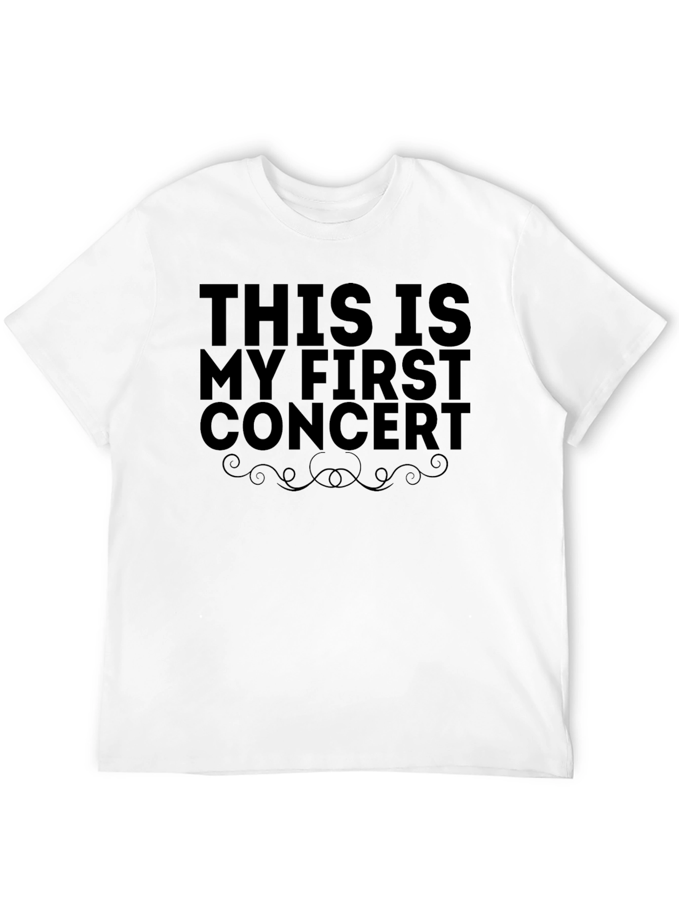 Black First Concert T-Shirt - Funny Music Event Tee view 12