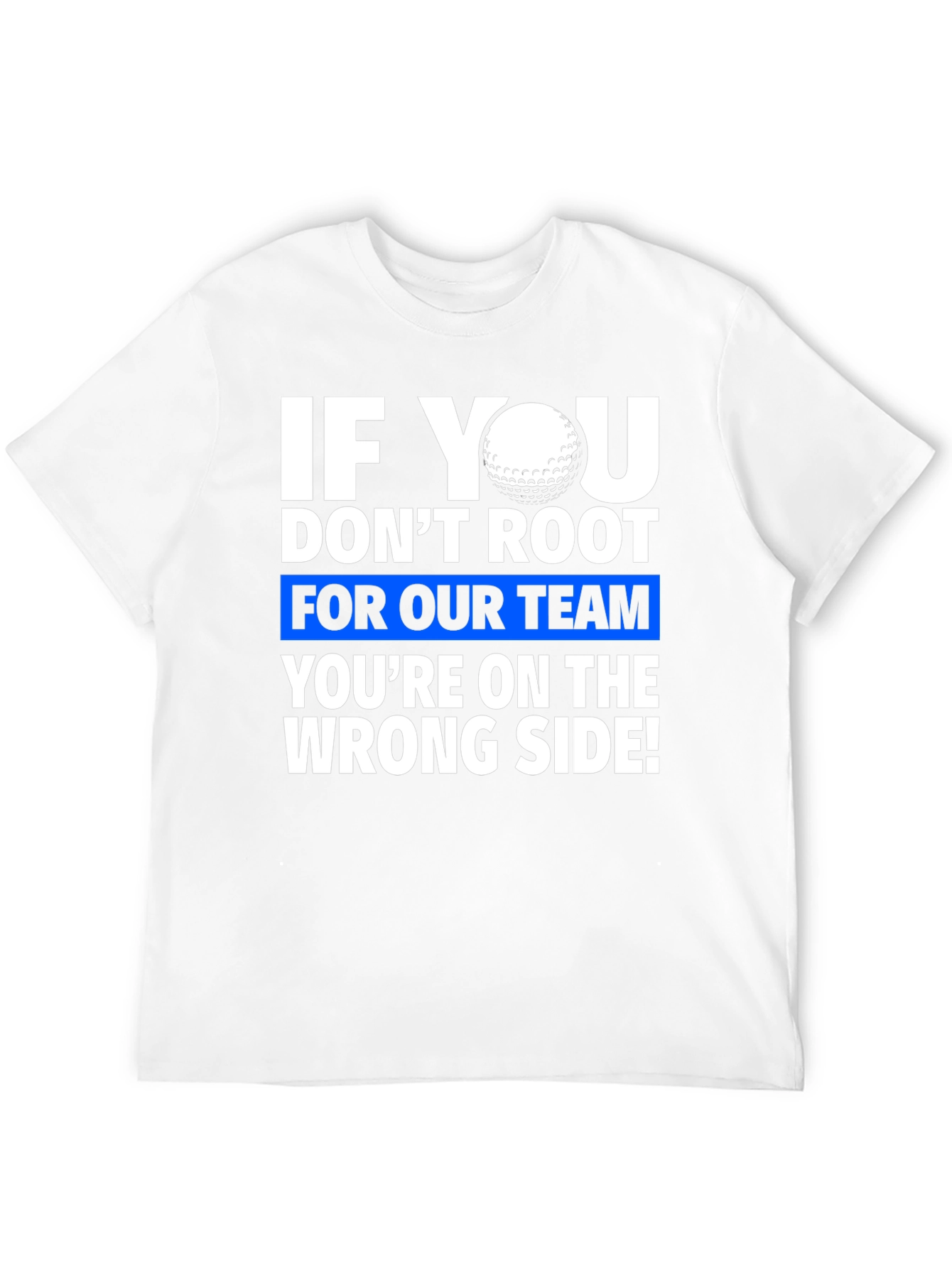Black Golf Team T-Shirt - Root For Our Team Tee view 12