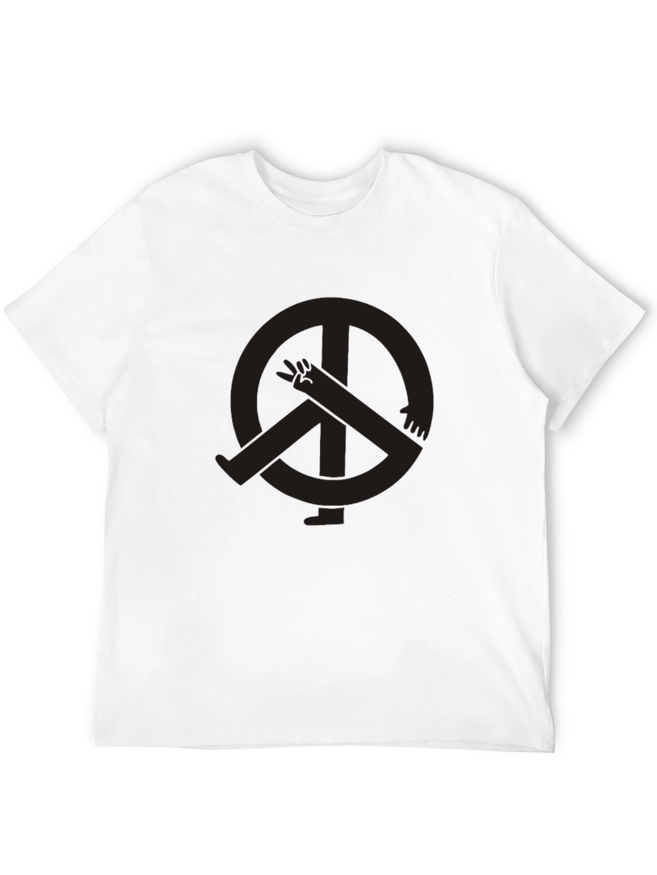 Black Peace Sign Tee view 12