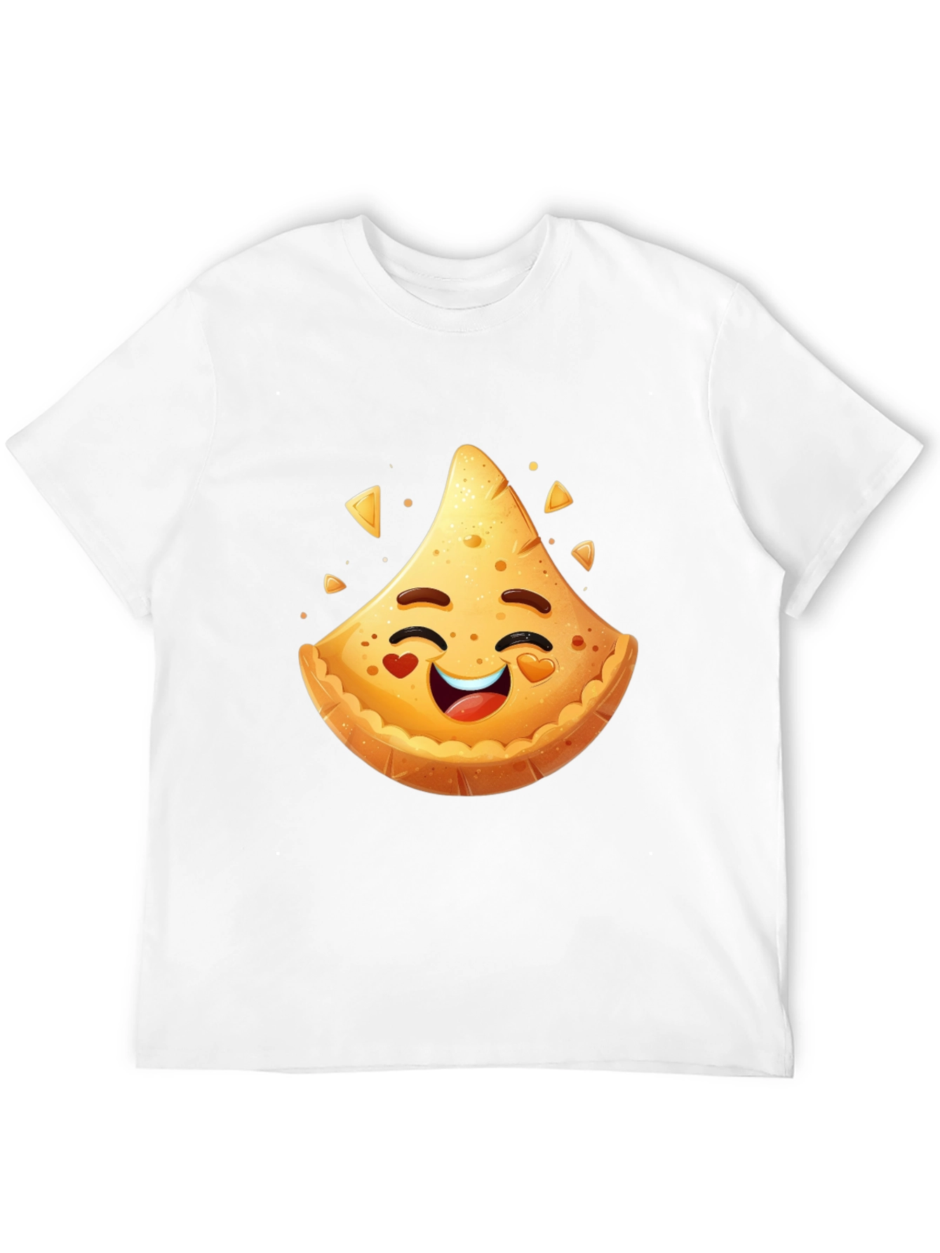 Black Cute Empanada Graphic Tee - Black Comfort Fit T-Shirt view 12