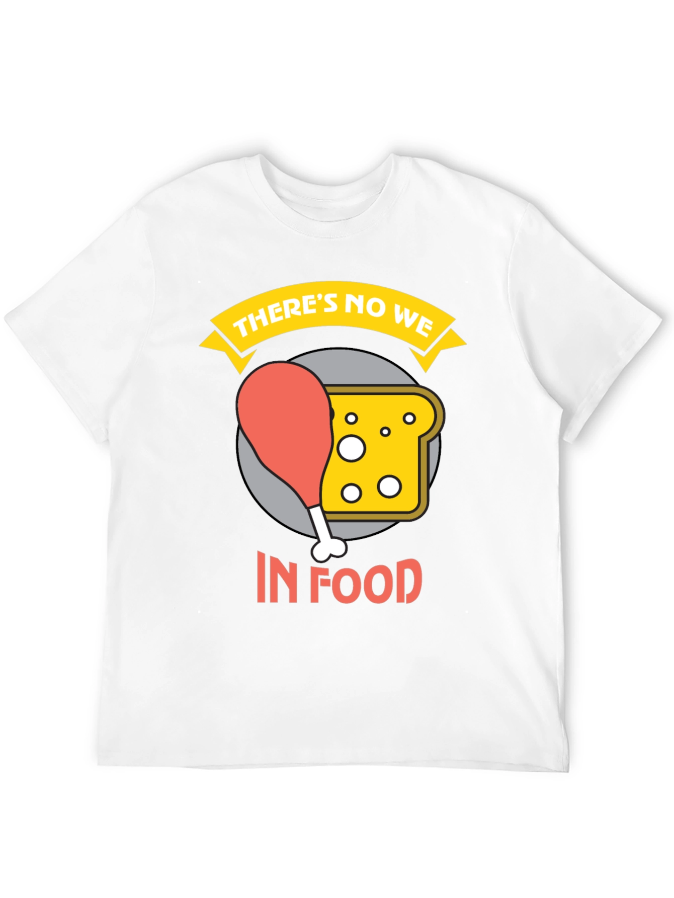 Black There's No We In Food Graphic Tee view 12