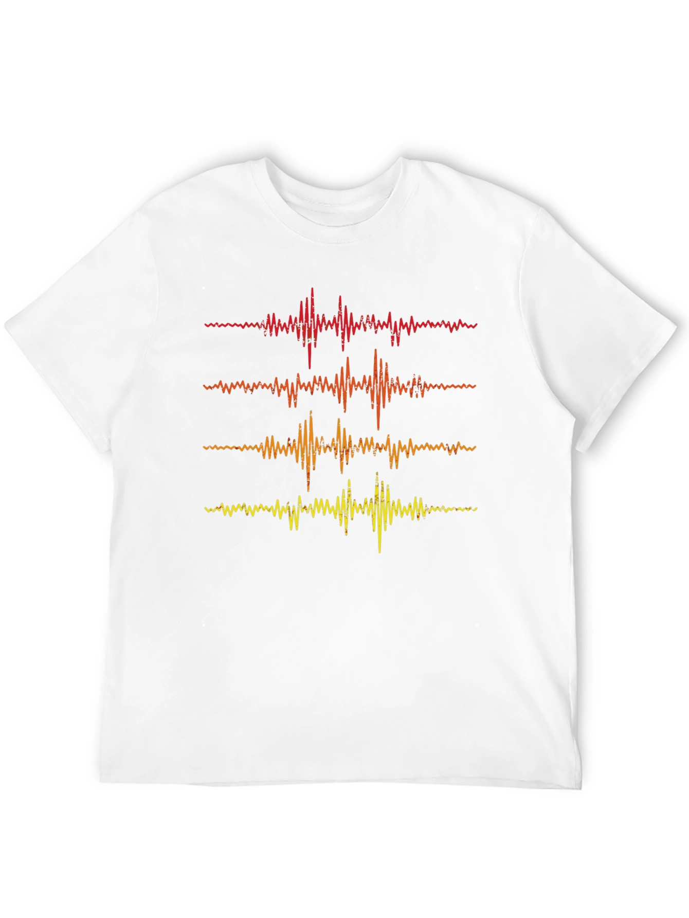 Black Retro Sound Wave Graphic Tee view 12