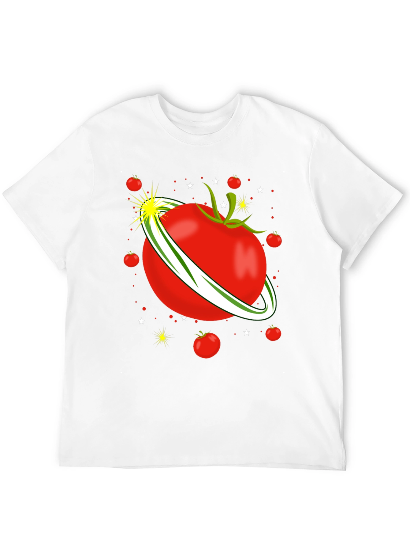 Black Tomato Planet Graphic T-Shirt view 12