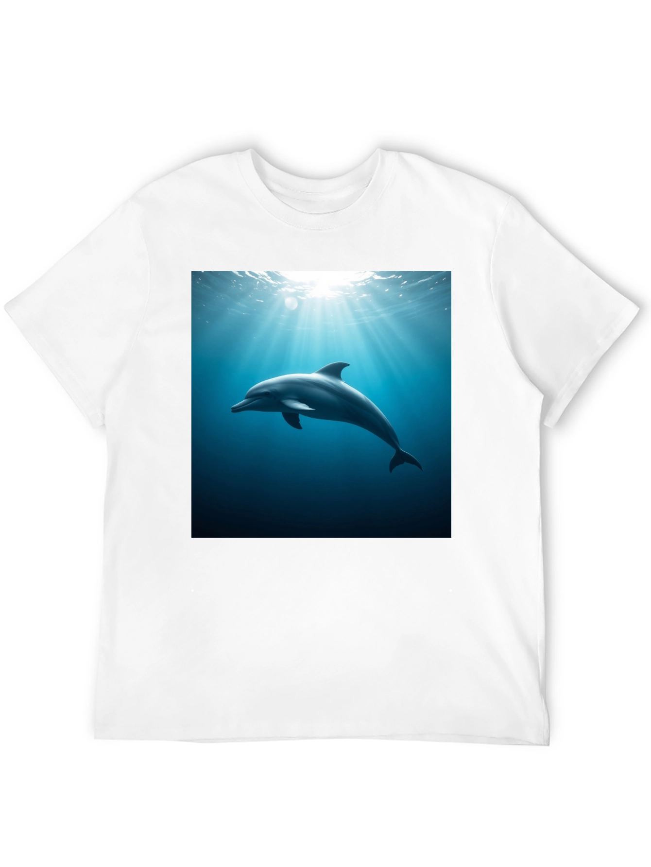 Black Dolphin Ocean Depths Graphic Tee - Black Cotton view 12