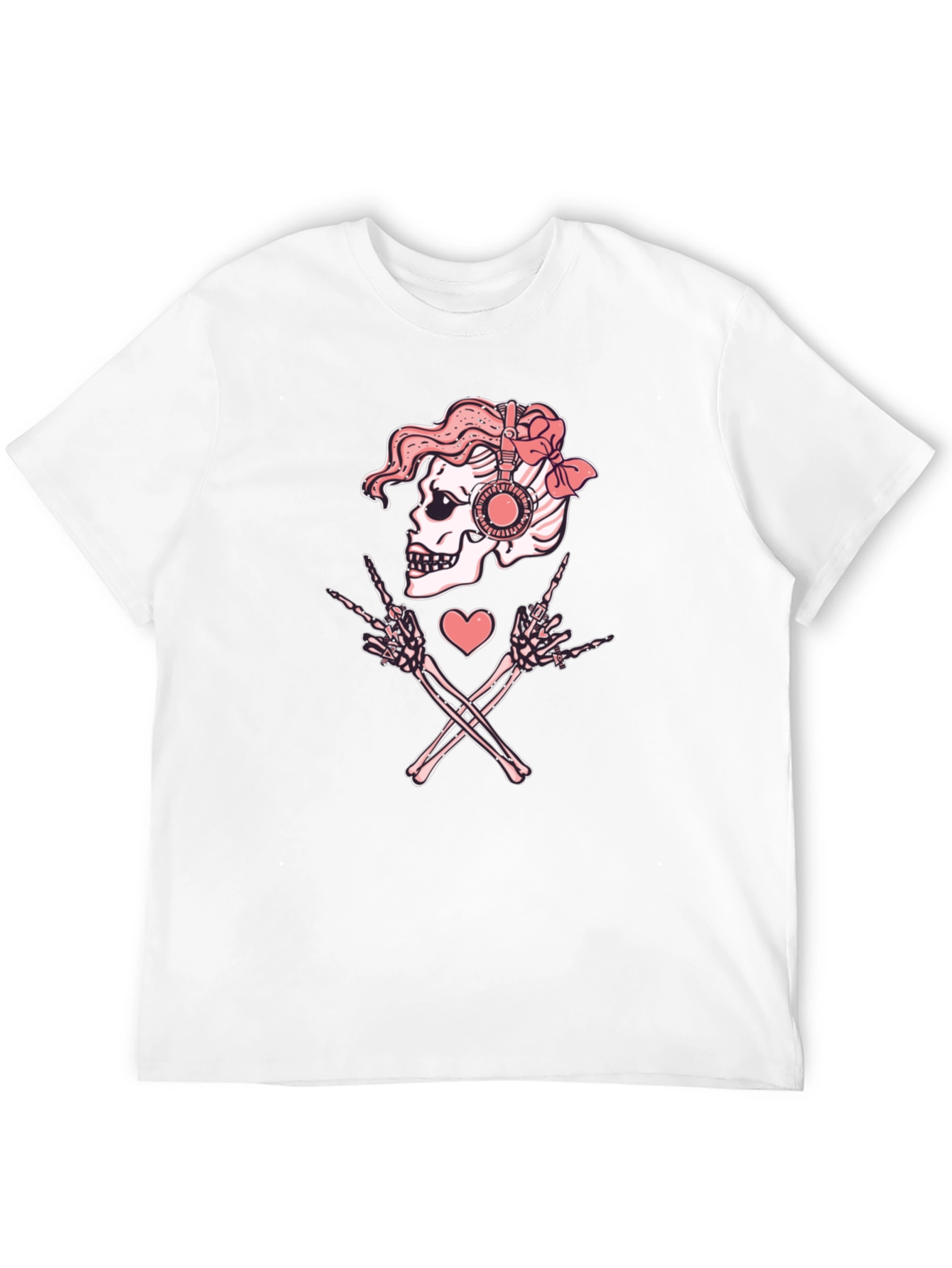 Black Skull Rock On Tee view 12