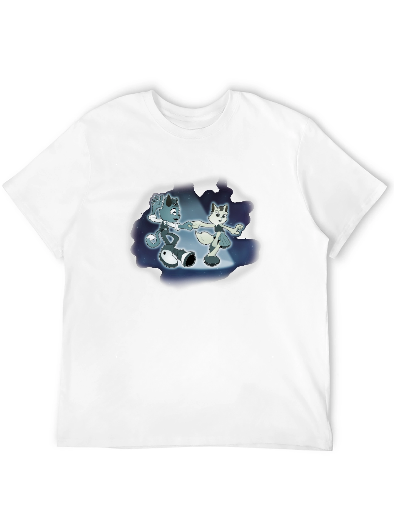 Black Cartoon Dance T-Shirt view 12