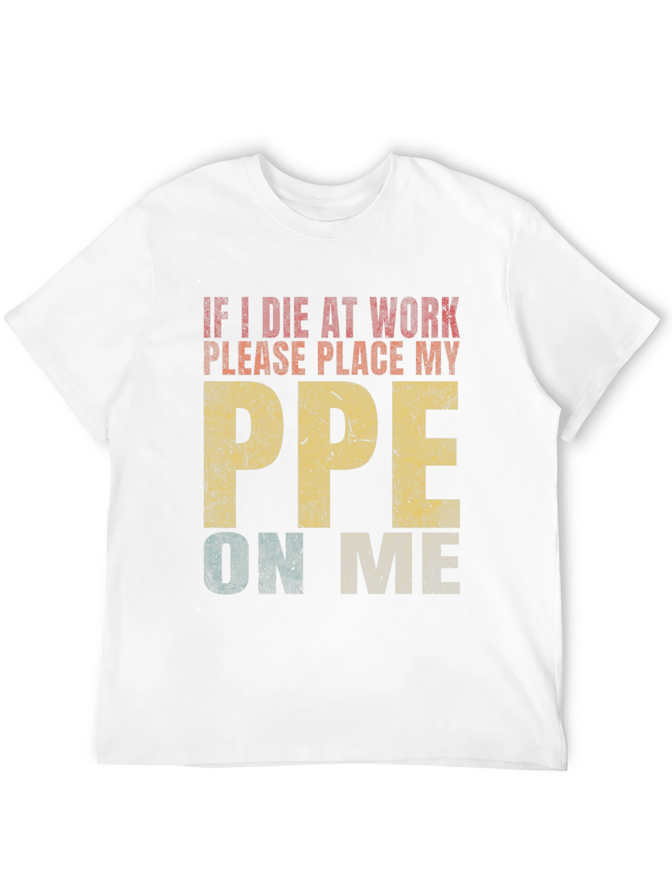 Black Funny PPE Work Shirt - Wear Your Safety Gear! view 12