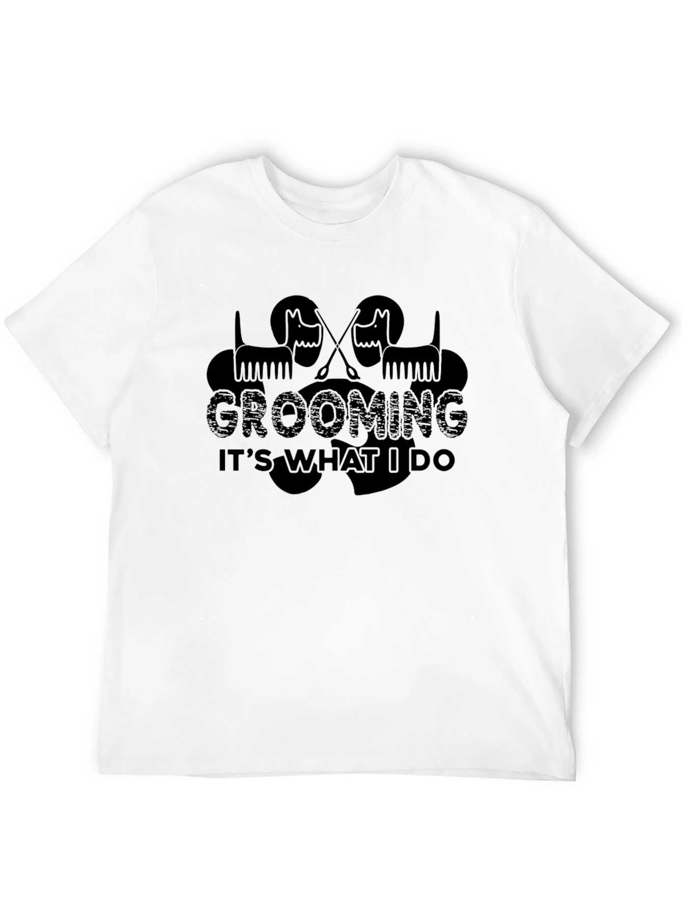 Black Grooming is What I Do T-Shirt view 12