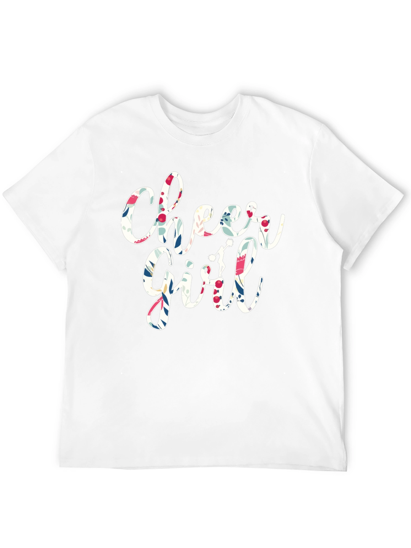 Cheer Girl Floral Print T-Shirt - 12