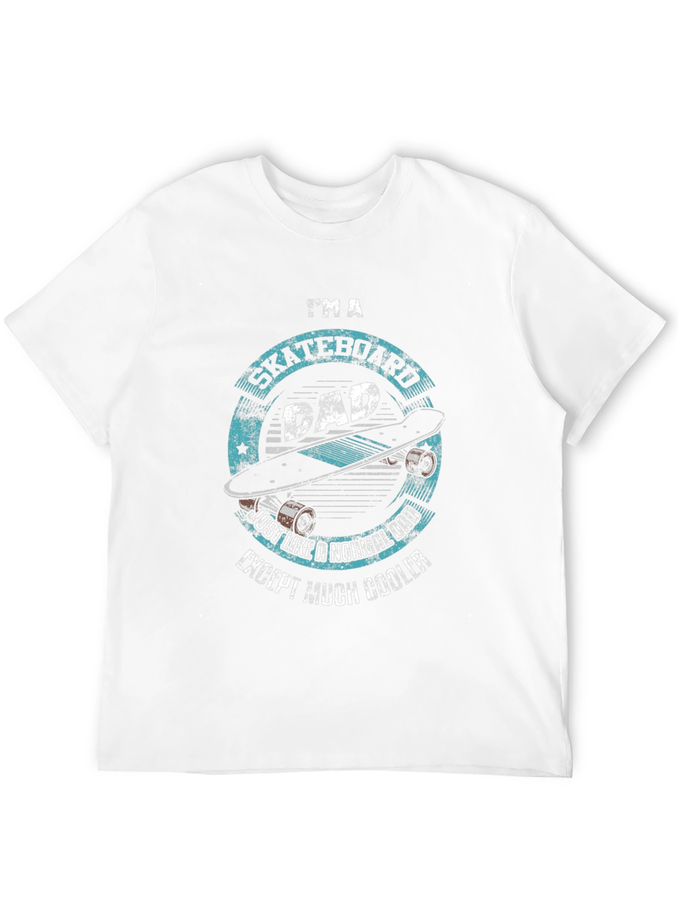 Black Skateboard Dad Graphic Tee - Cool & Comfortable view 12