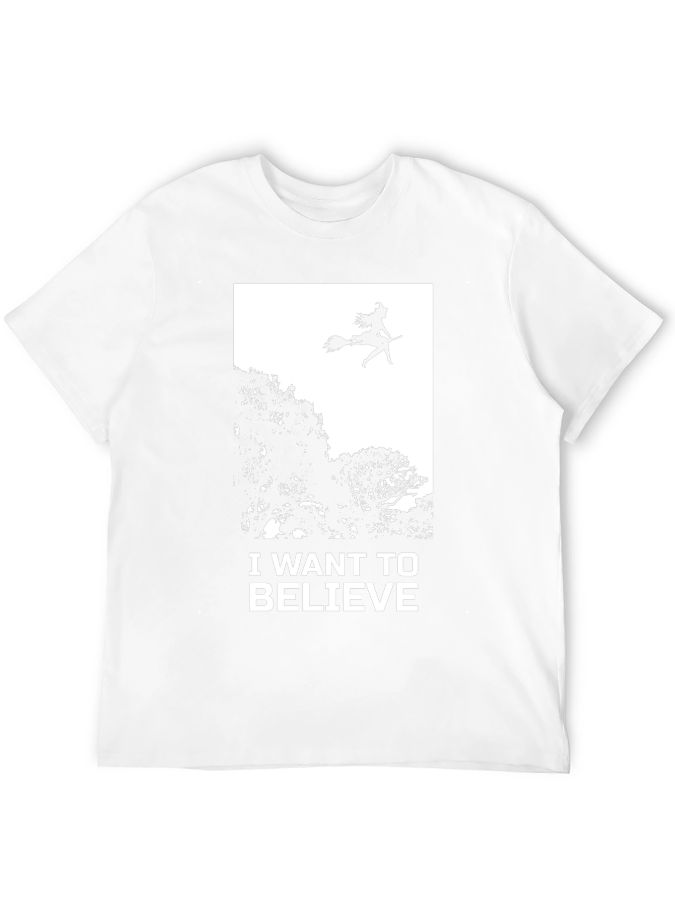 I Want to Believe Halloween Witch T-Shirt - 12