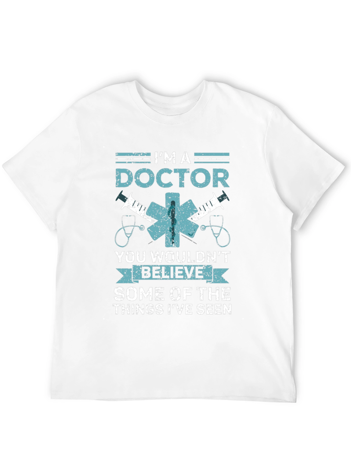 Black I'm A Doctor T-Shirt - Funny Medical Graphic Tee view 12