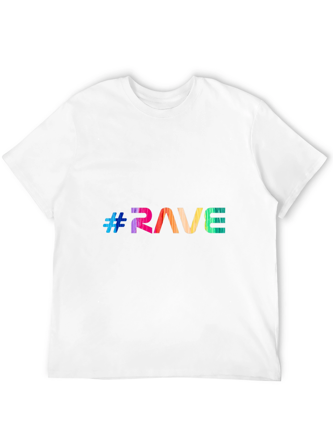 Black Rave Rainbow Graphic Tee - Festival Vibes view 12