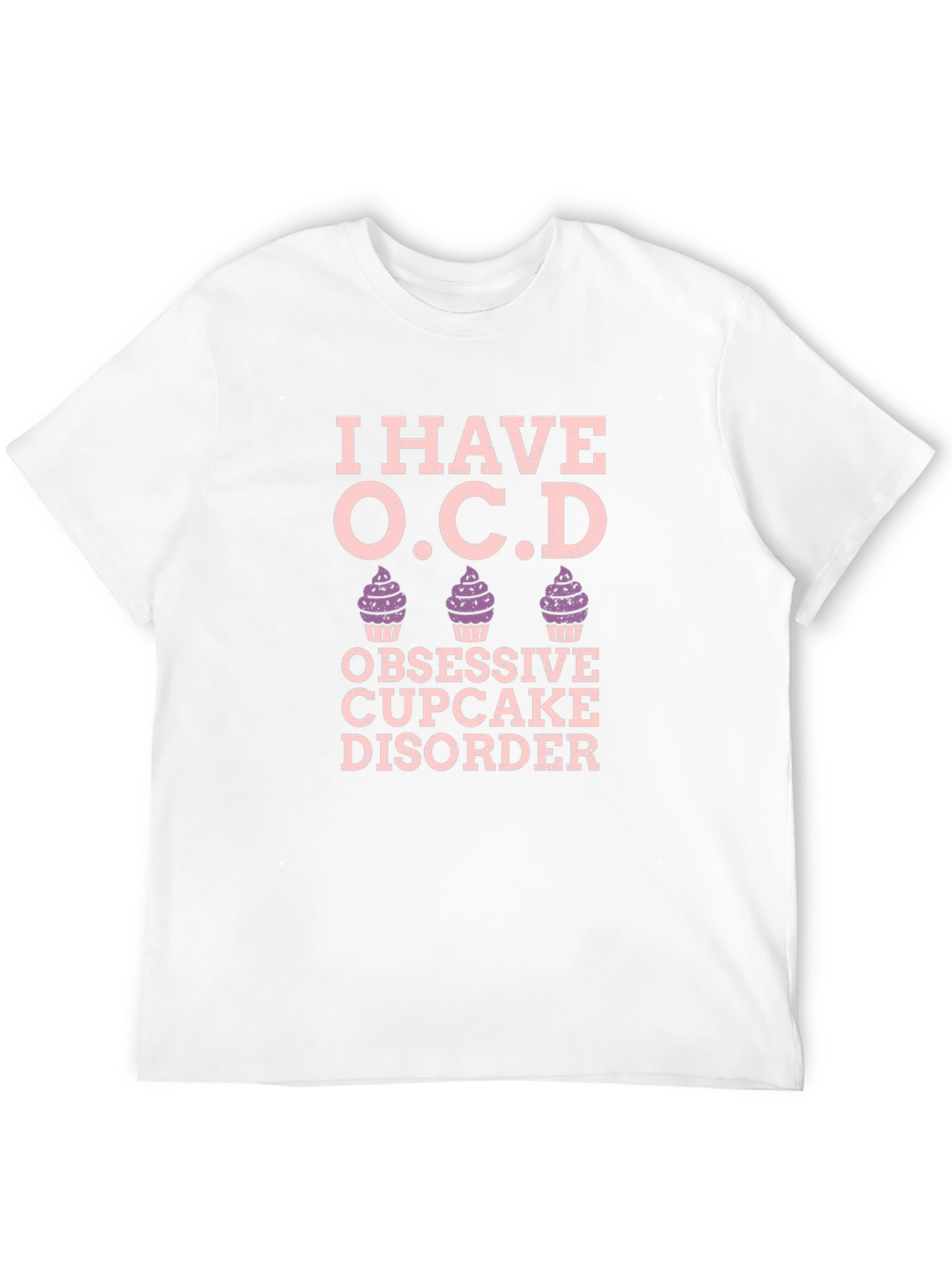 Black Obsessive Cupcake Disorder T-Shirt view 12