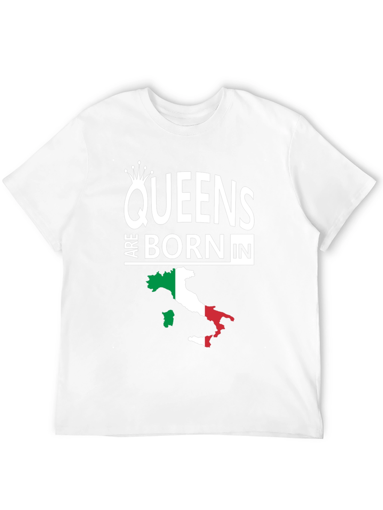 Black Queens Born in Italy T-Shirt view 12